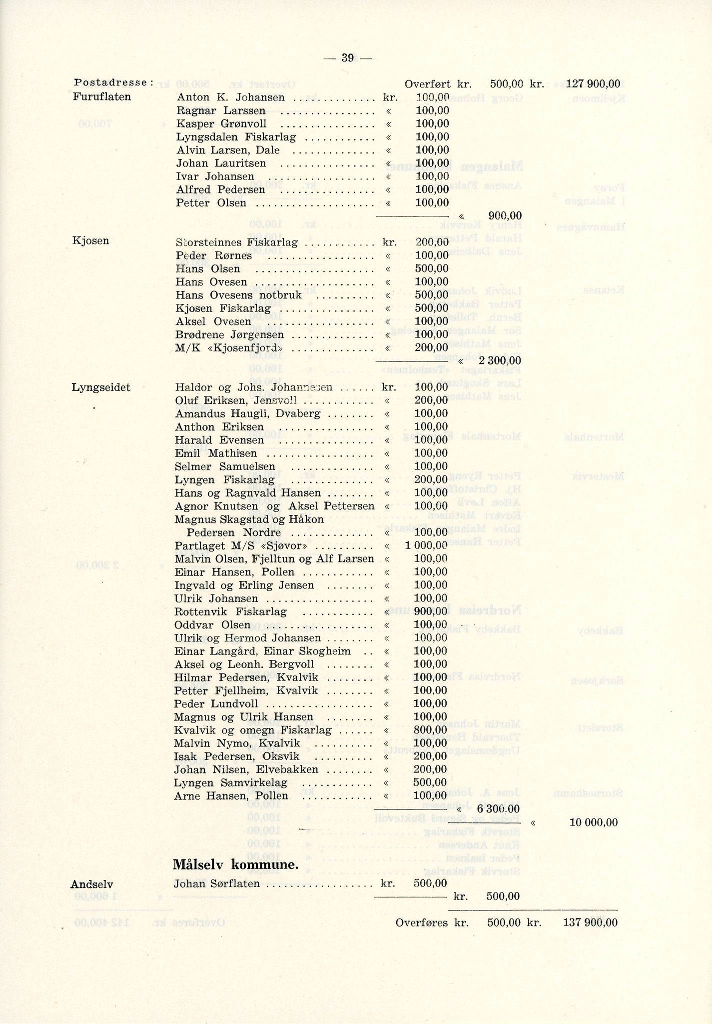 Vardø Fiskersamvirkelag, VAMU/A-0037/D/Da/L0002: Korrespondanse Er-Fi, 1946-1951