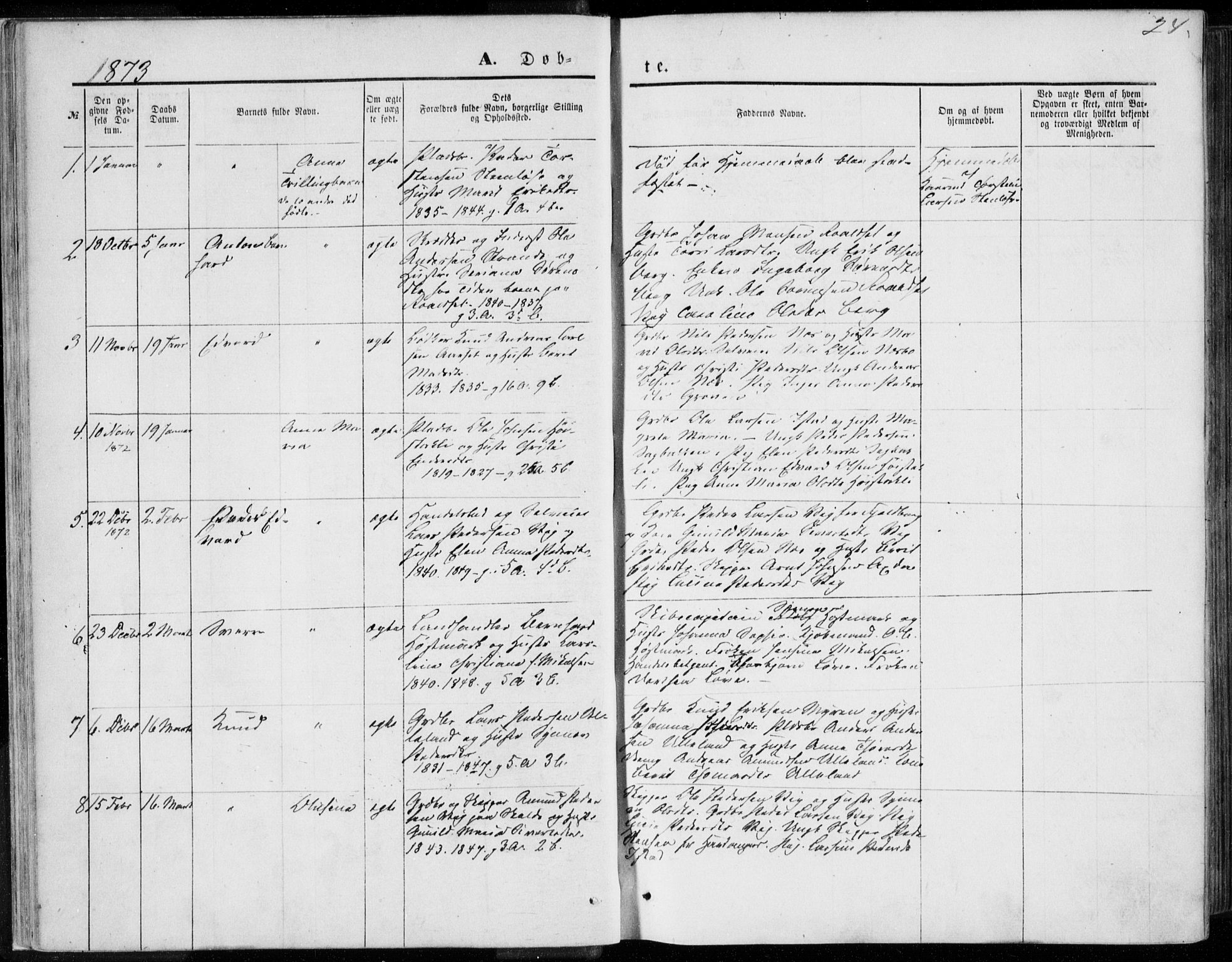 Ministerialprotokoller, klokkerbøker og fødselsregistre - Møre og Romsdal, SAT/A-1454/557/L0681: Ministerialbok nr. 557A03, 1869-1886, s. 24