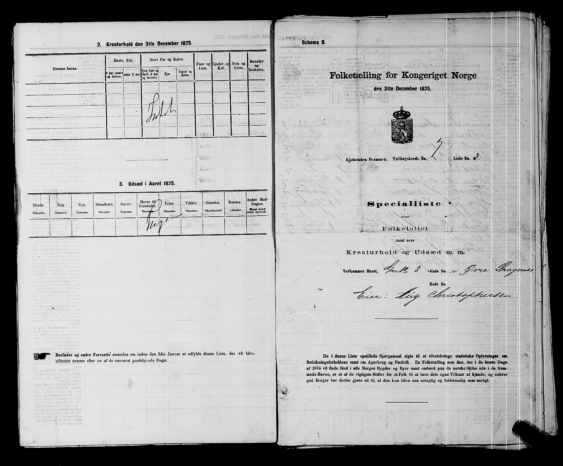 SAKO, Folketelling 1875 for 0602 Drammen kjøpstad, 1875, s. 183