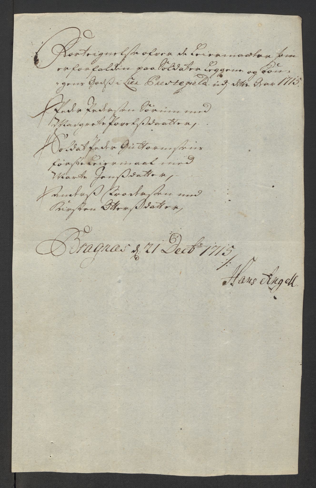 Rentekammeret inntil 1814, Reviderte regnskaper, Fogderegnskap, AV/RA-EA-4092/R31/L1710: Fogderegnskap Hurum, Røyken, Eiker, Lier og Buskerud, 1715-1716, s. 107