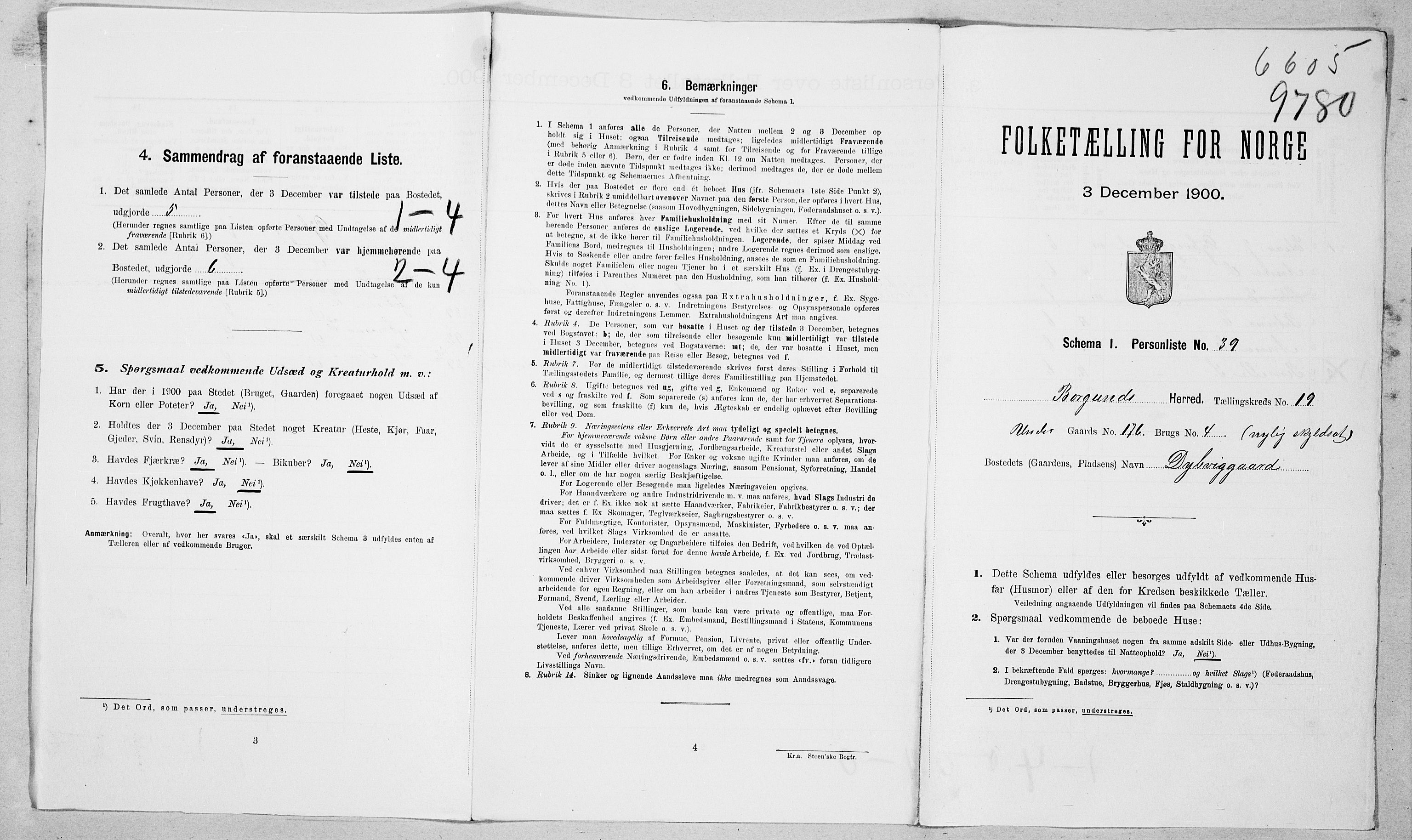SAT, Folketelling 1900 for 1531 Borgund herred, 1900, s. 134