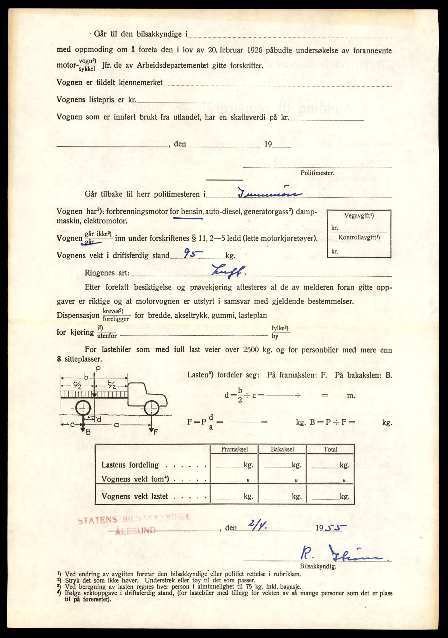 Møre og Romsdal vegkontor - Ålesund trafikkstasjon, AV/SAT-A-4099/F/Fe/L0038: Registreringskort for kjøretøy T 13180 - T 13360, 1927-1998, s. 2156