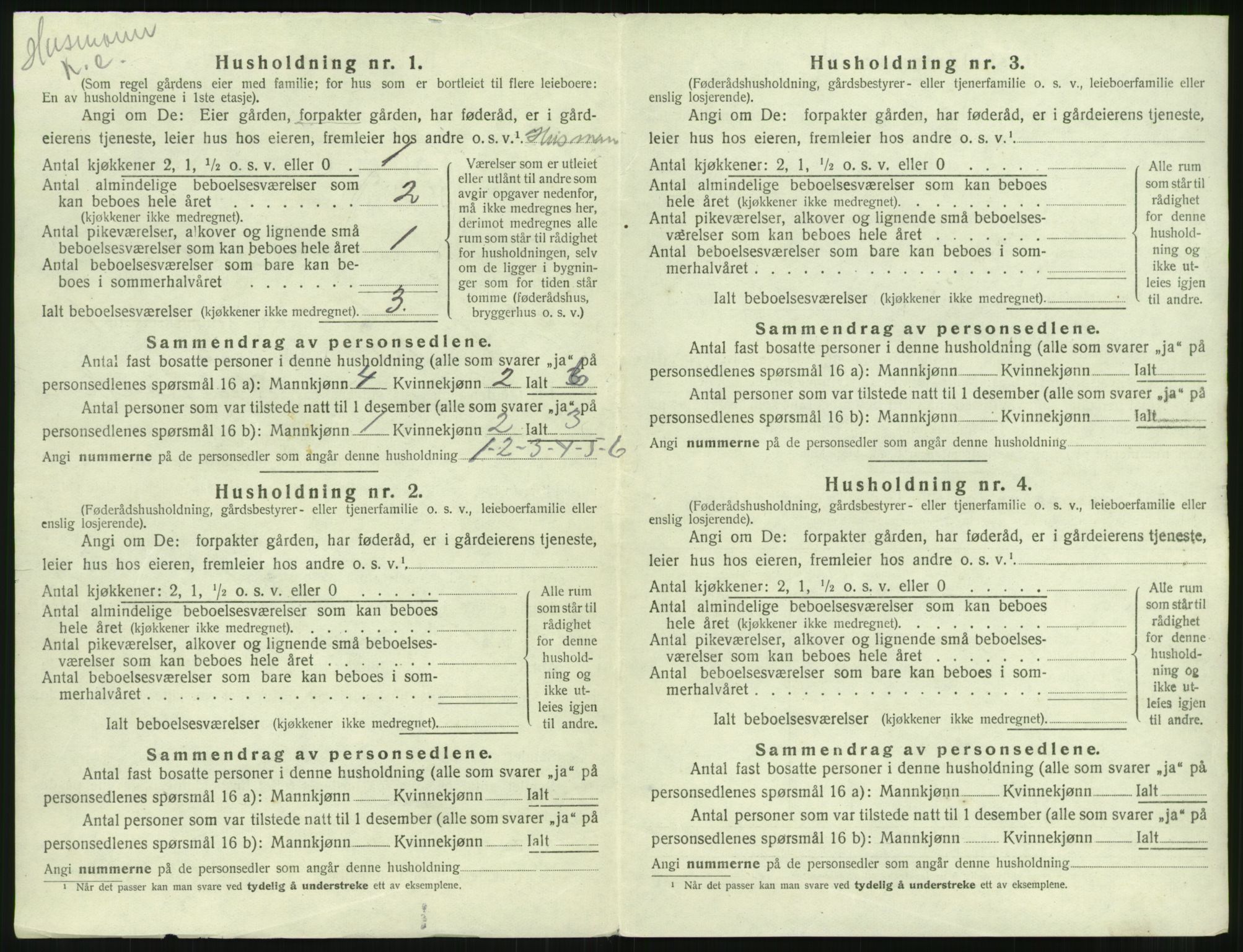 SAST, Folketelling 1920 for 1137 Erfjord herred, 1920, s. 24
