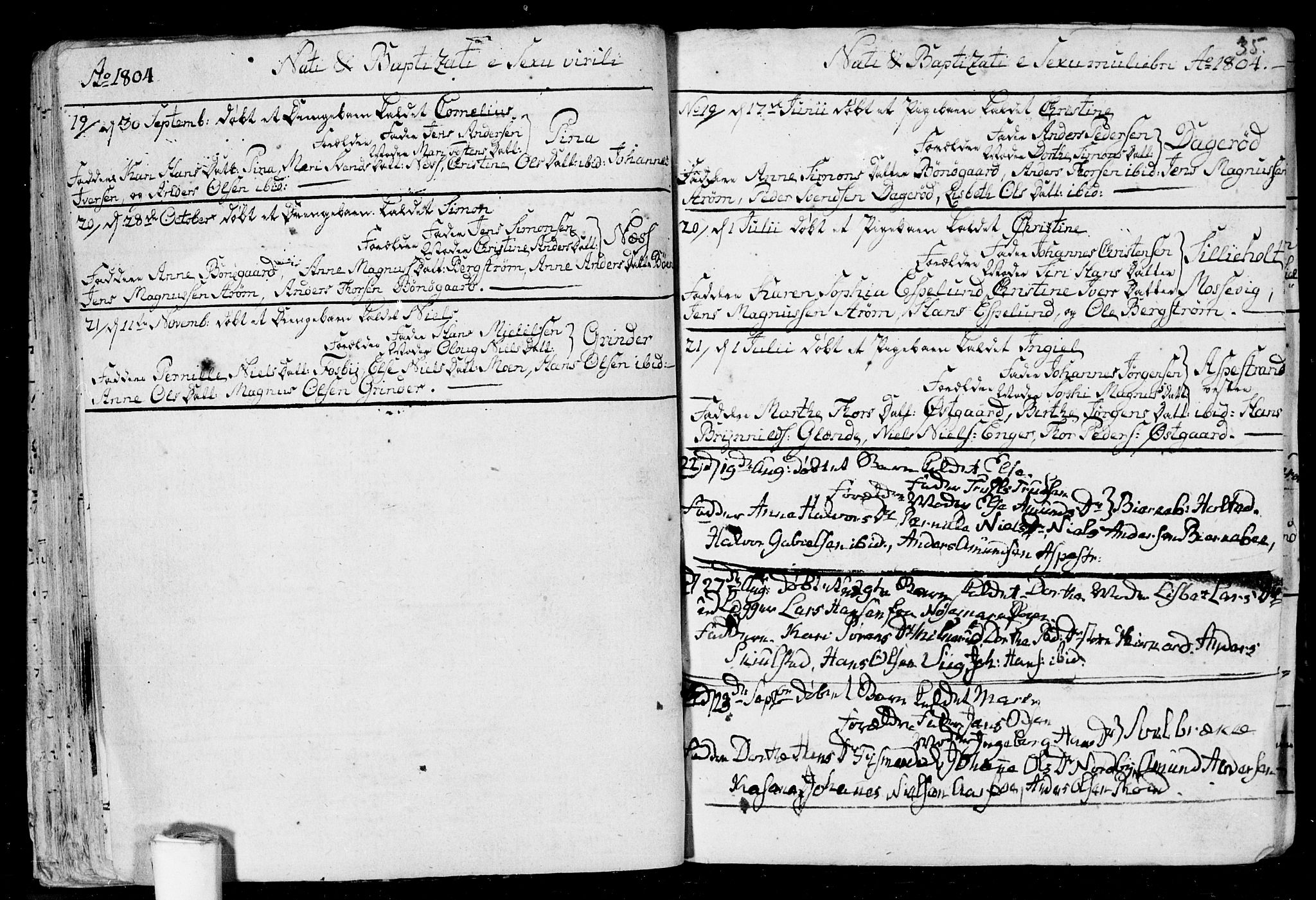 Aremark prestekontor Kirkebøker, SAO/A-10899/F/Fa/L0004: Ministerialbok nr. I 4, 1796-1814, s. 35