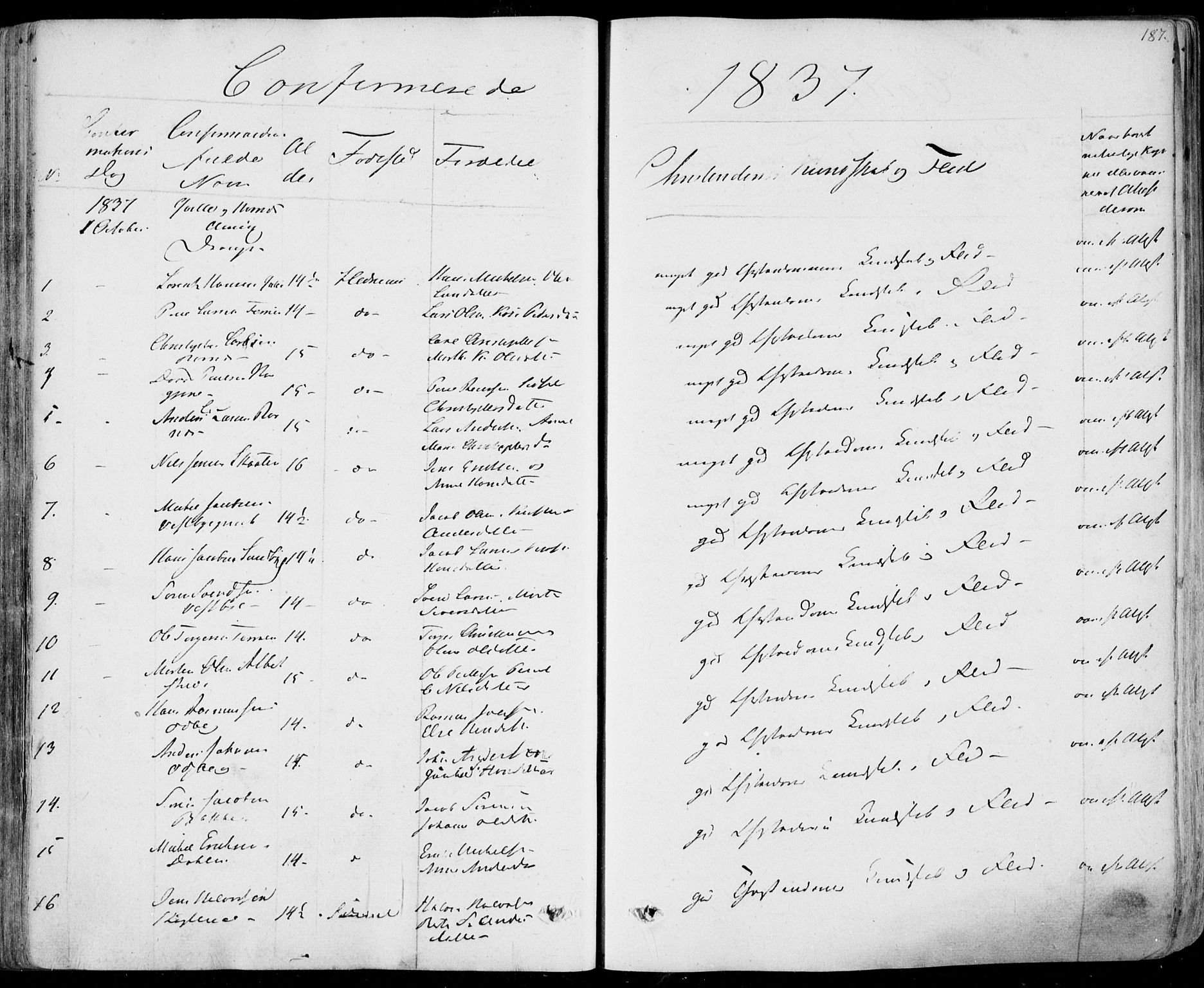 Hedrum kirkebøker, AV/SAKO-A-344/F/Fa/L0005: Ministerialbok nr. I 5, 1835-1848, s. 187