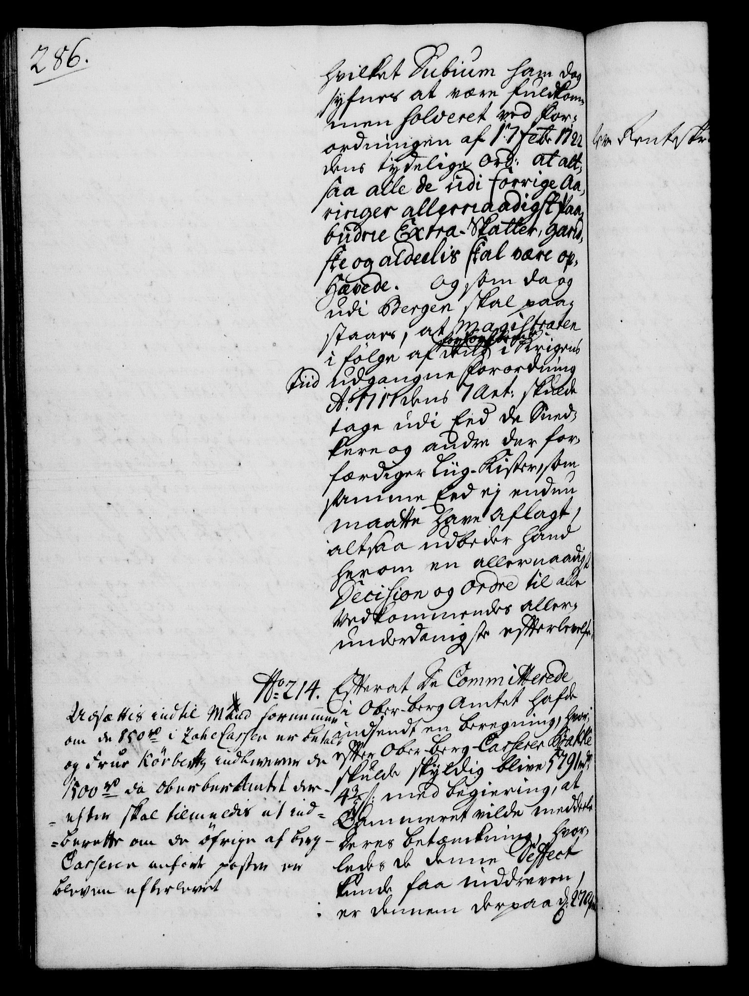Rentekammeret, Kammerkanselliet, RA/EA-3111/G/Gh/Gha/L0019: Norsk ekstraktmemorialprotokoll (merket RK 53.64), 1736-1737, s. 286