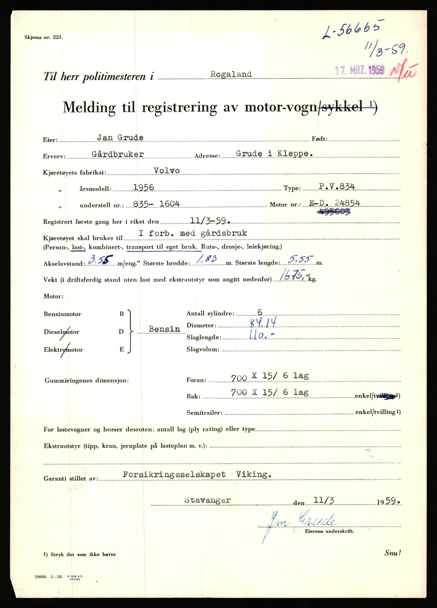 Stavanger trafikkstasjon, AV/SAST-A-101942/0/F/L0056: L-56500 - L-57199, 1930-1971, s. 496