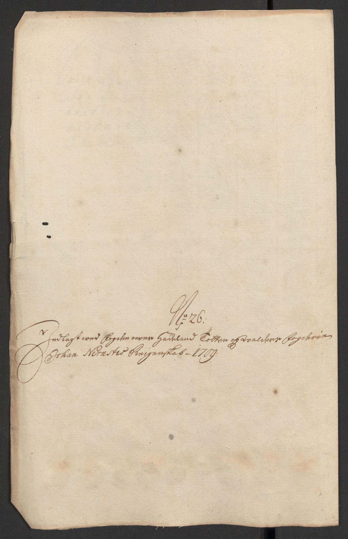 Rentekammeret inntil 1814, Reviderte regnskaper, Fogderegnskap, RA/EA-4092/R18/L1306: Fogderegnskap Hadeland, Toten og Valdres, 1709, s. 395