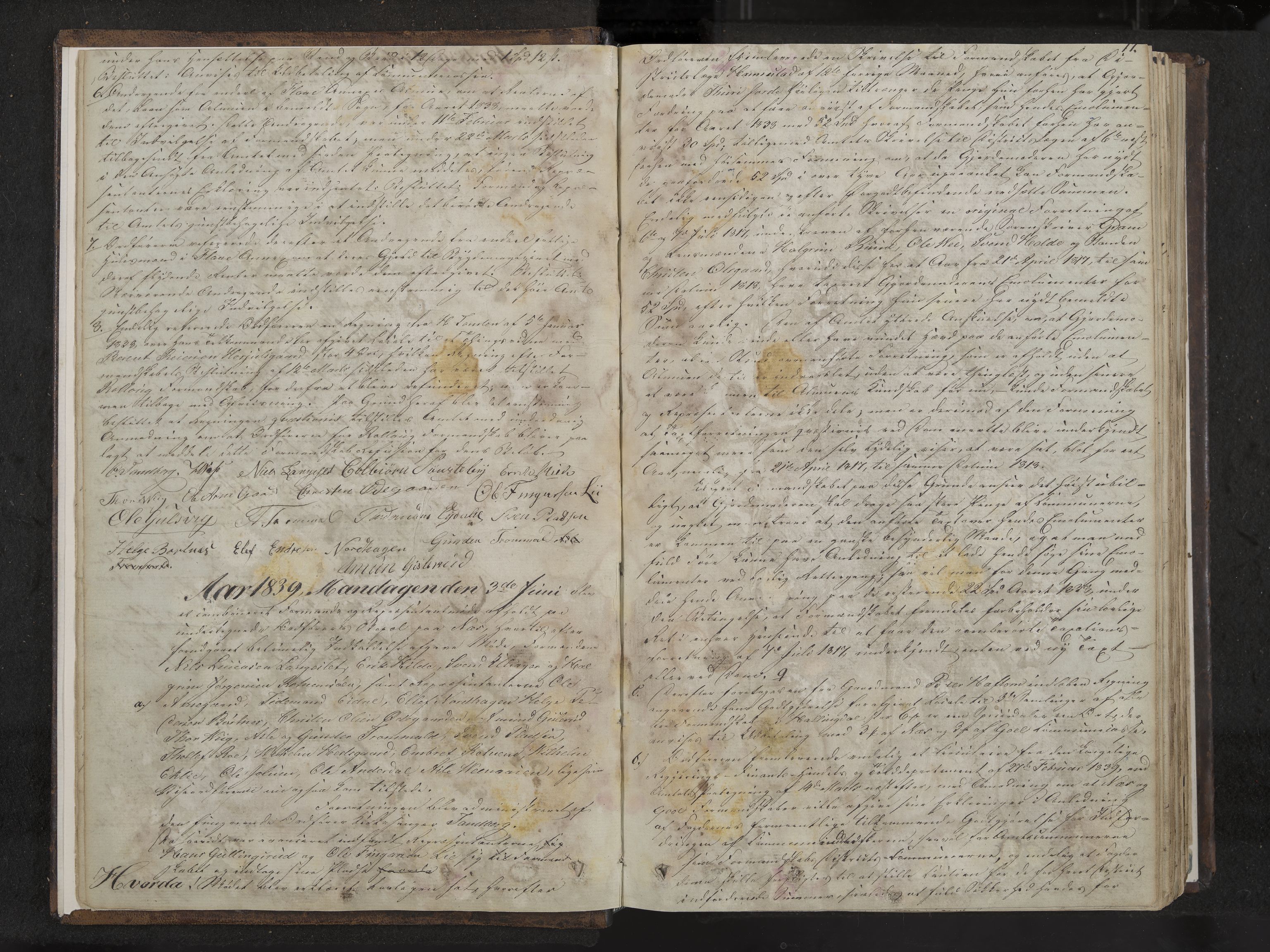 Nes formannskap og sentraladministrasjon, IKAK/0616021-1/A/Aa/L0001: Møtebok med register, 1838-1875, s. 17