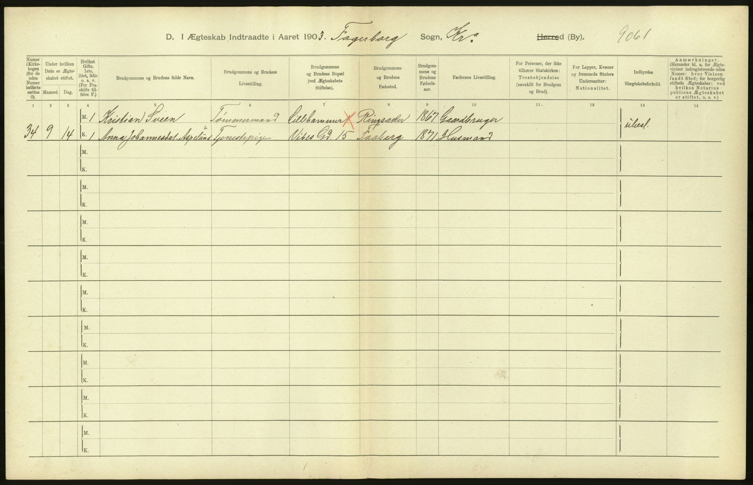 Statistisk sentralbyrå, Sosiodemografiske emner, Befolkning, AV/RA-S-2228/D/Df/Dfa/Dfaa/L0004: Kristiania: Gifte, døde, 1903, s. 718