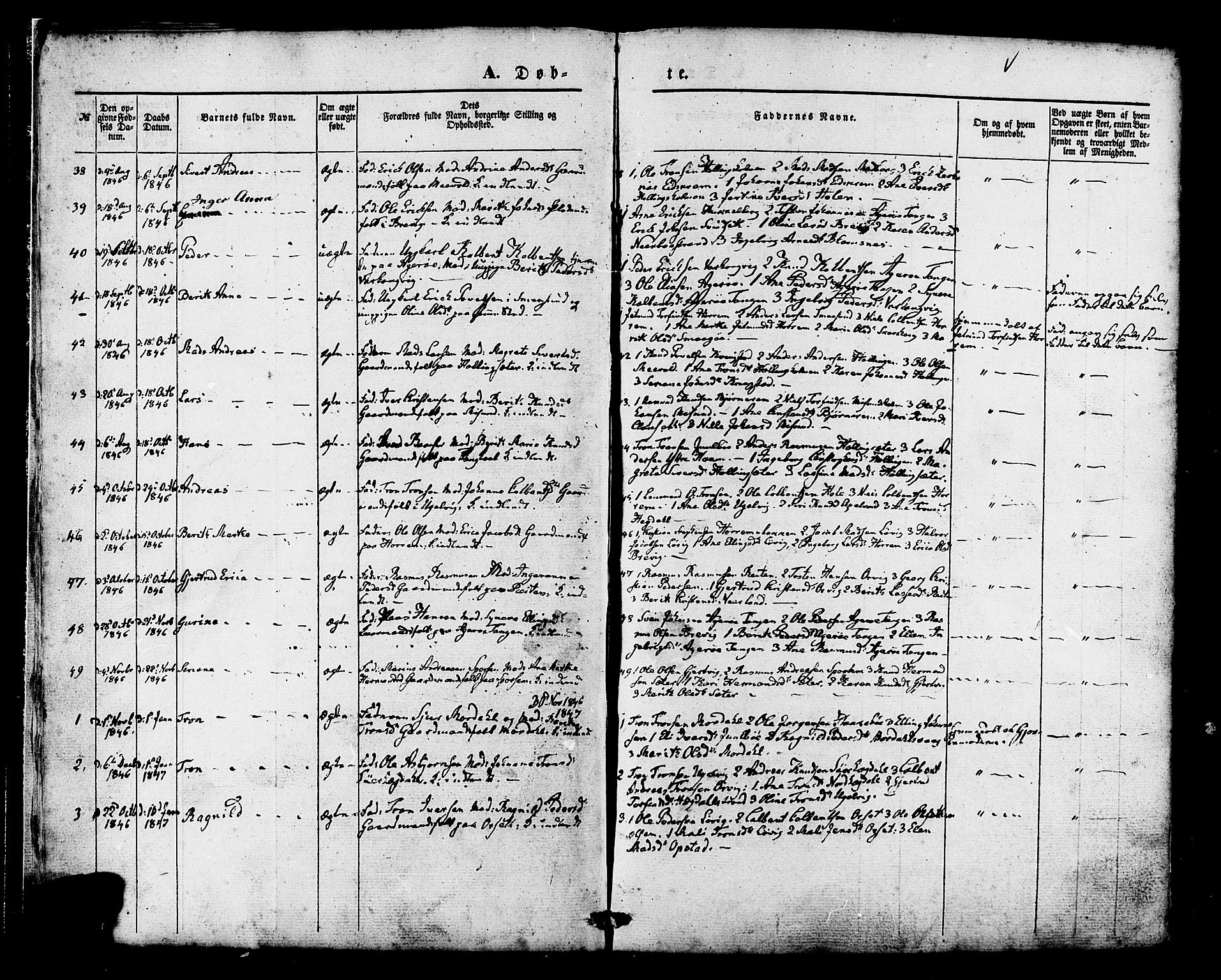 Ministerialprotokoller, klokkerbøker og fødselsregistre - Møre og Romsdal, SAT/A-1454/560/L0719: Ministerialbok nr. 560A03, 1845-1872, s. 7