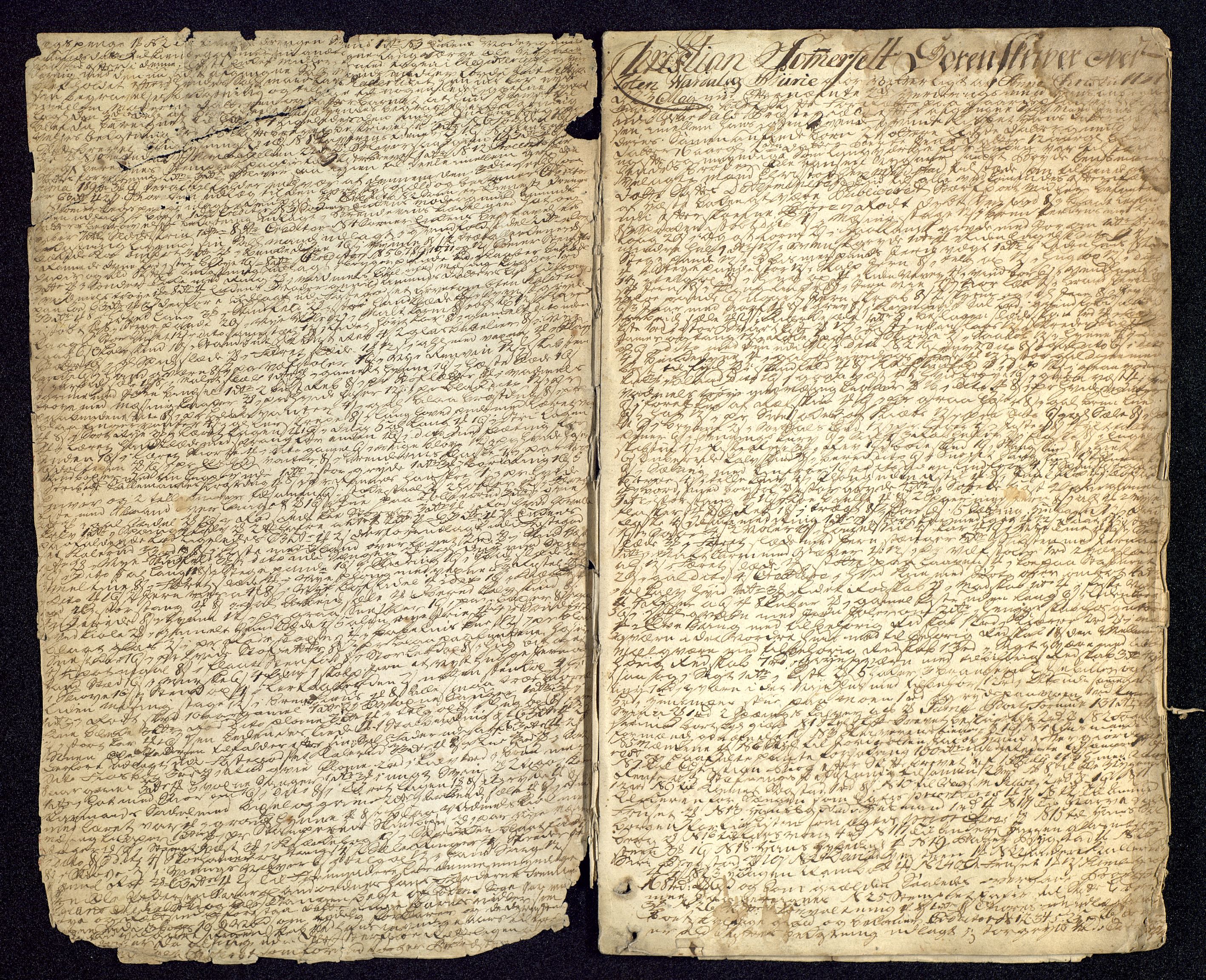 Oplandenes amt, SAH/FYOP-002/O/Oc/L0100/0016: Avskrifter av skifter / De første sidene av Toten, Vardal og Biri sorenskriveris skifteprotokoll 1737-1756., 1737, s. 1b-2a