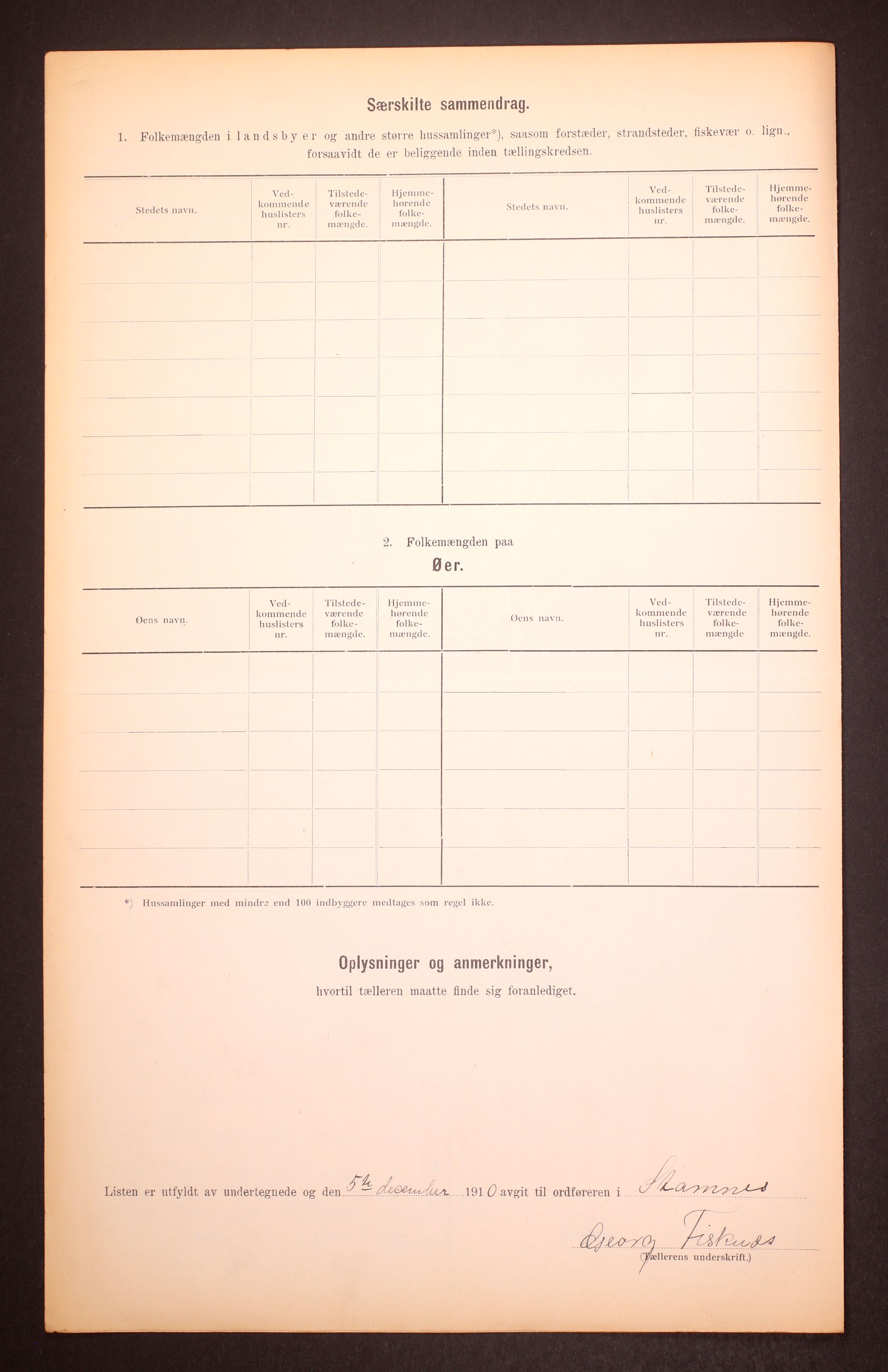 RA, Folketelling 1910 for 1821 Stamnes herred, 1910, s. 33