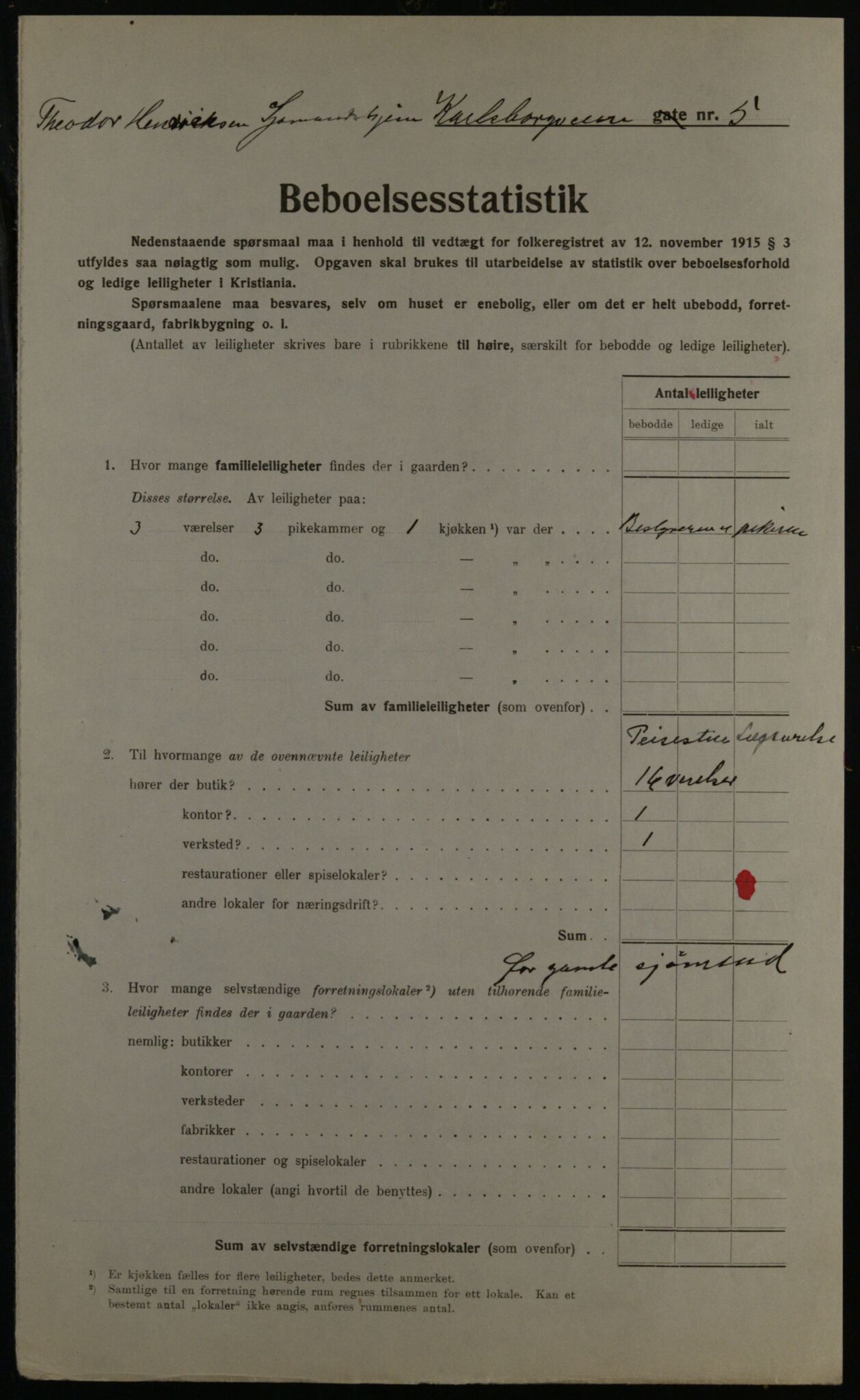 OBA, Kommunal folketelling 1.12.1923 for Kristiania, 1923, s. 54623