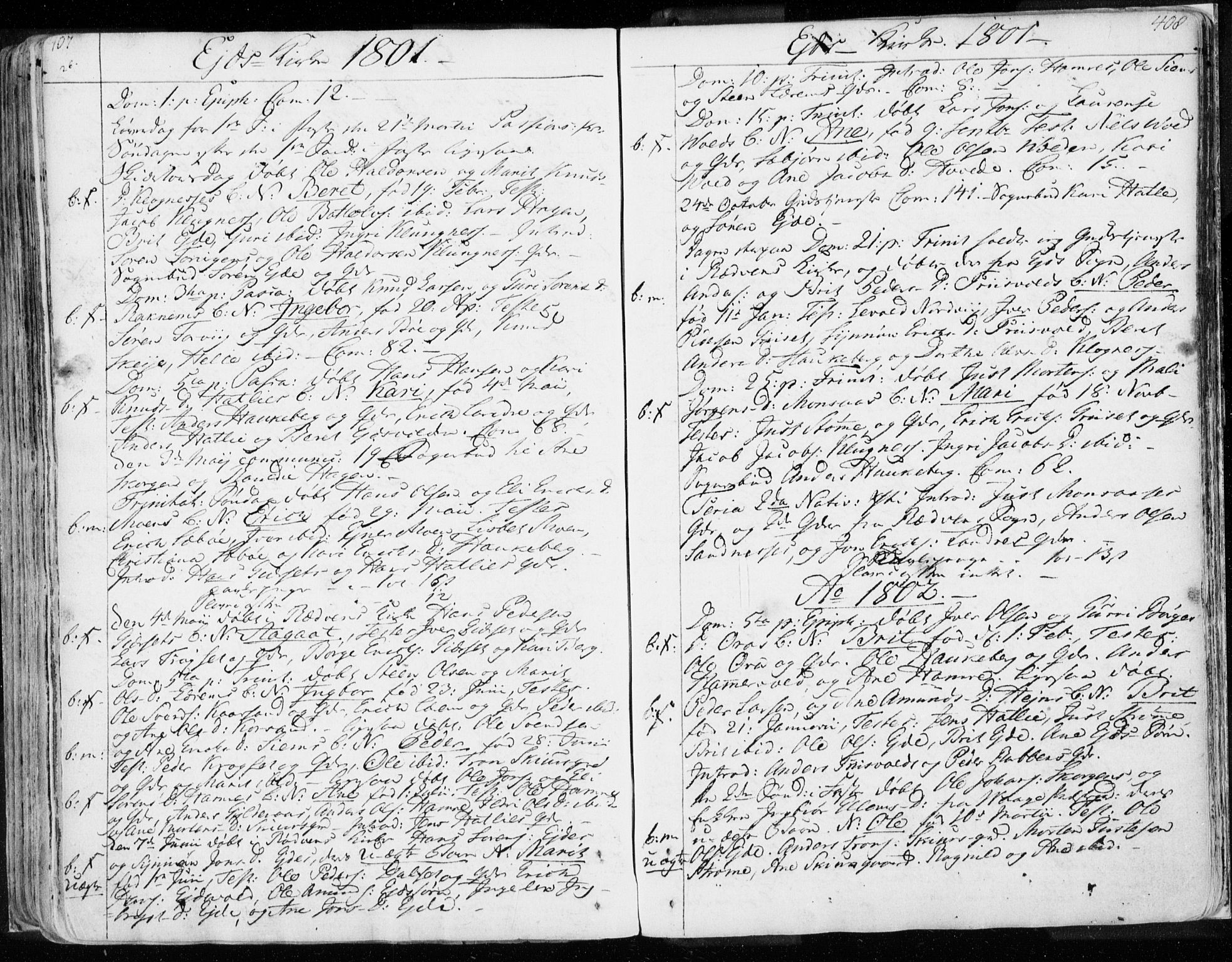 Ministerialprotokoller, klokkerbøker og fødselsregistre - Møre og Romsdal, AV/SAT-A-1454/544/L0569: Ministerialbok nr. 544A02, 1764-1806, s. 407-408