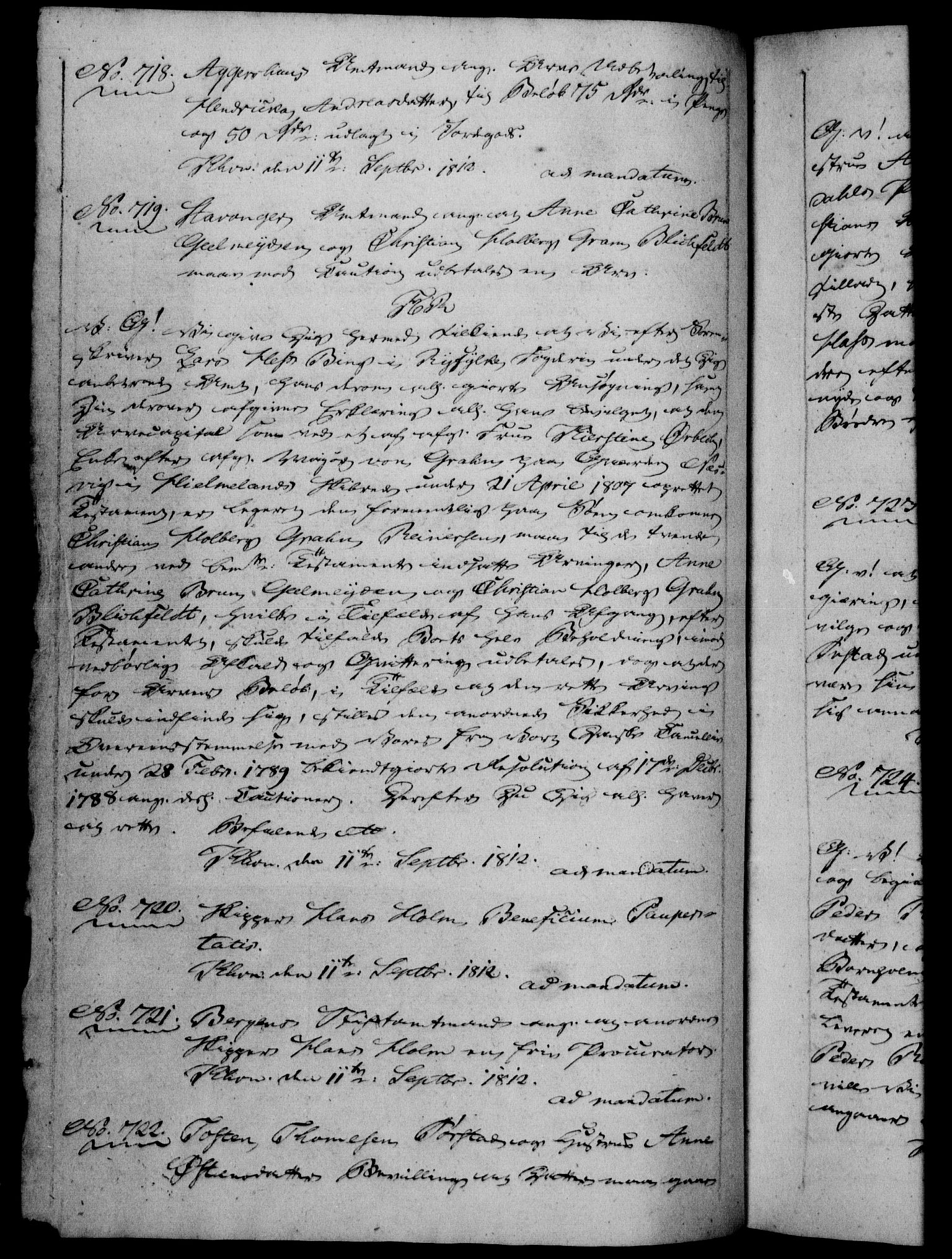 Danske Kanselli 1800-1814, AV/RA-EA-3024/H/Hf/Hfb/Hfba/L0005: Registranter, 1811-1814, s. 233b