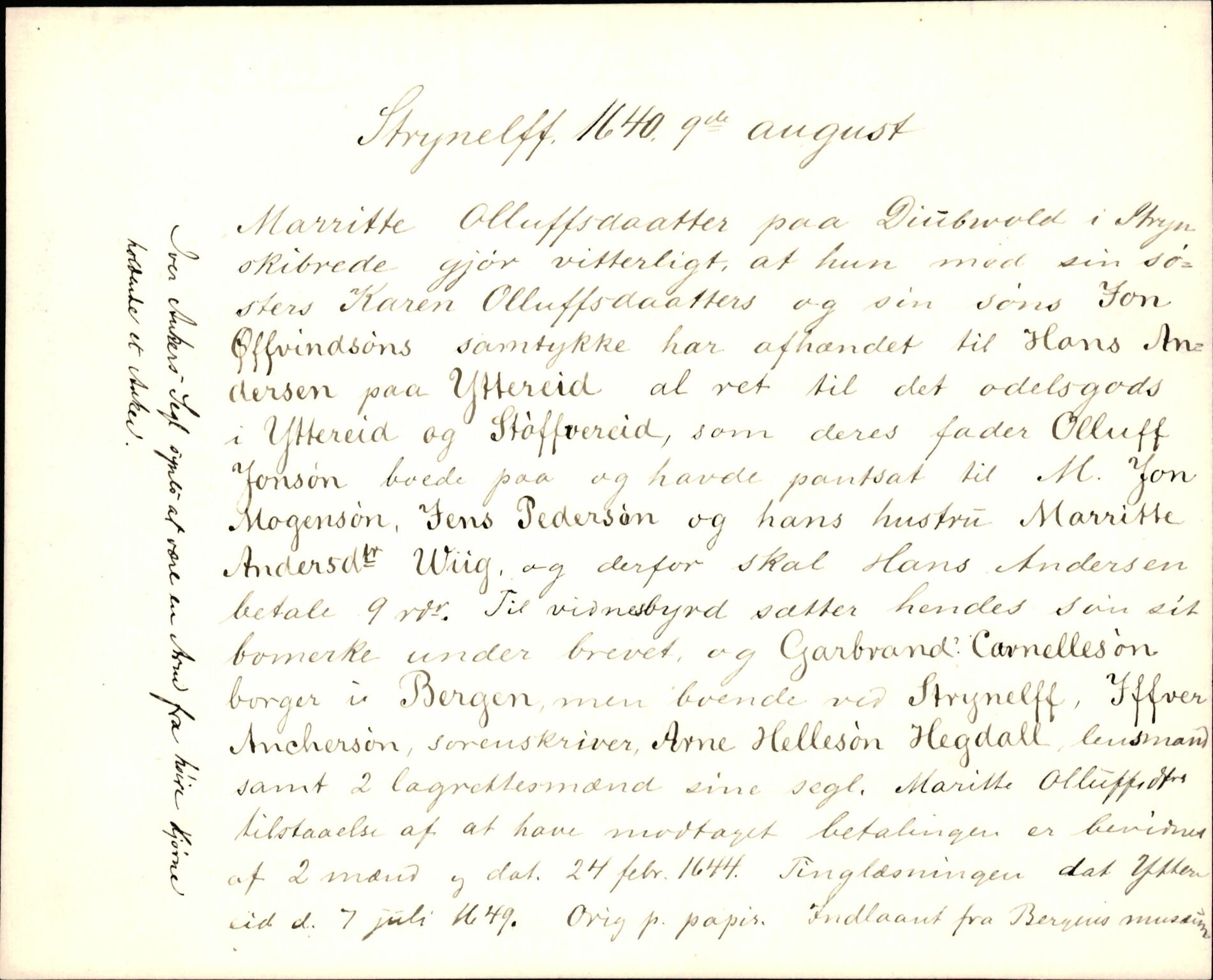 Riksarkivets diplomsamling, AV/RA-EA-5965/F35/F35d/L0003: Innlånte diplomer, seddelregister, 1621-1642, s. 683