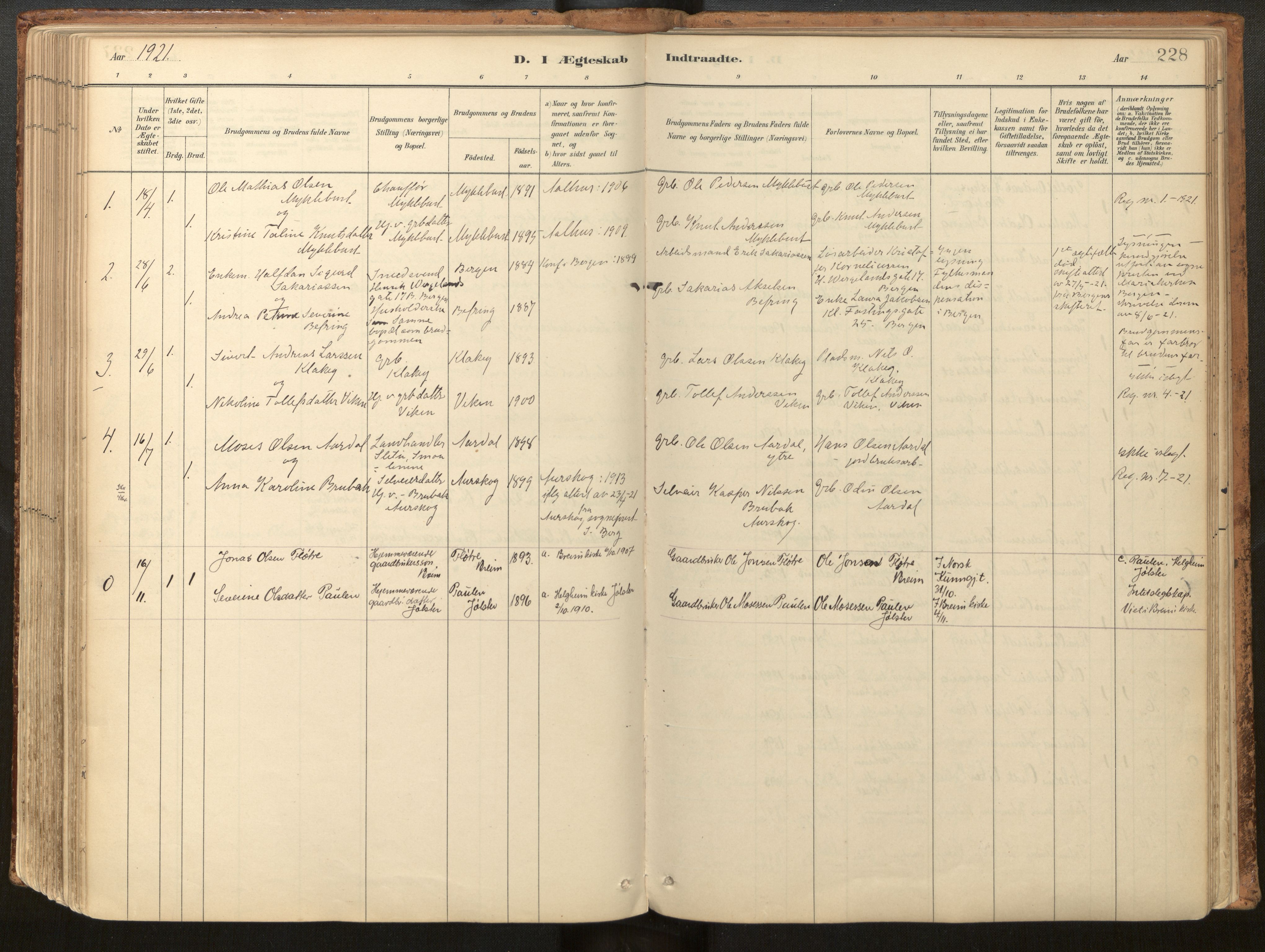 Jølster sokneprestembete, AV/SAB-A-80701/H/Haa/Haac/L0001: Ministerialbok nr. C 1, 1882-1928, s. 228