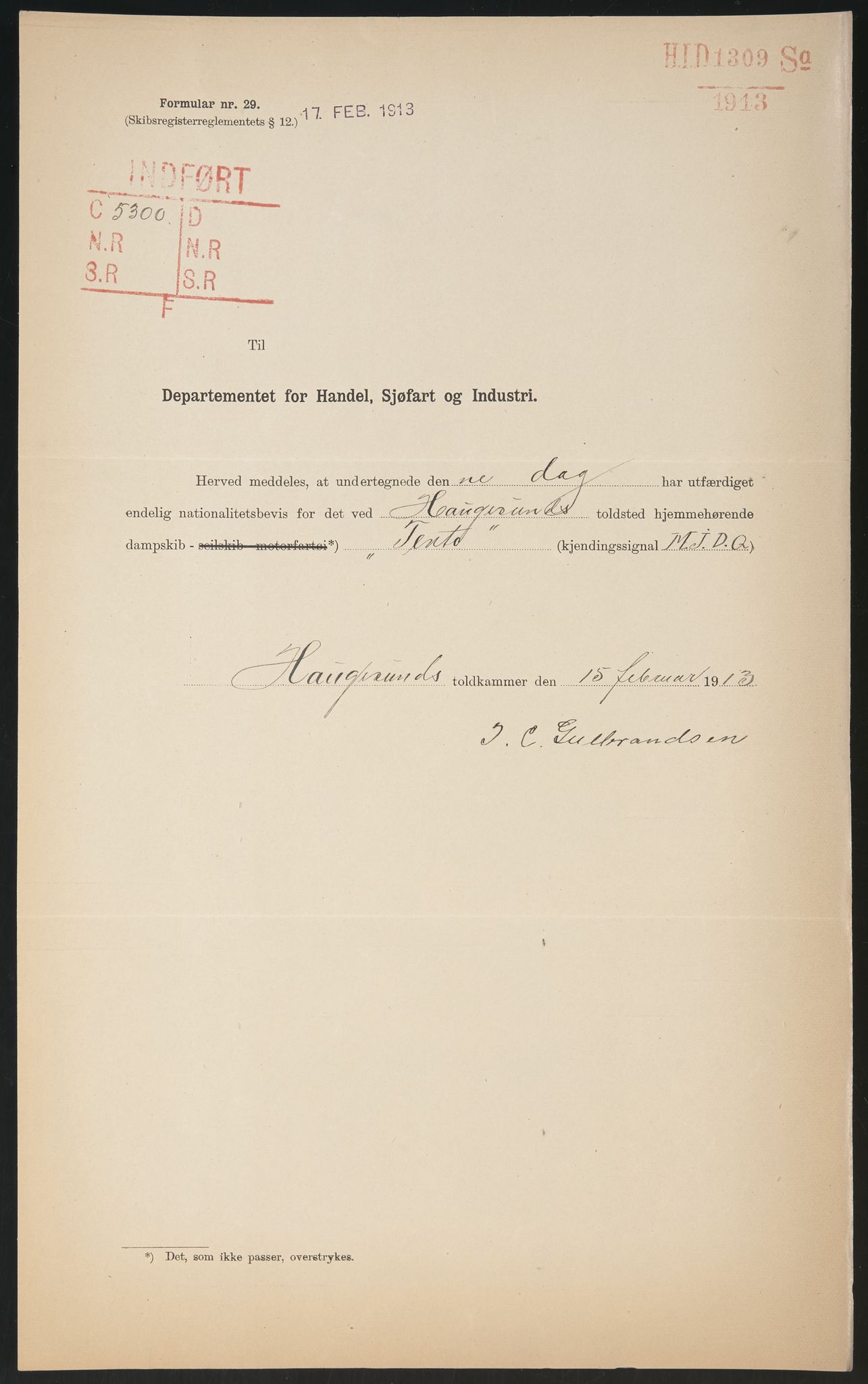 Sjøfartsdirektoratet med forløpere, skipsmapper slettede skip, AV/RA-S-4998/F/Fa/L0586: --, 1894-1935, s. 418