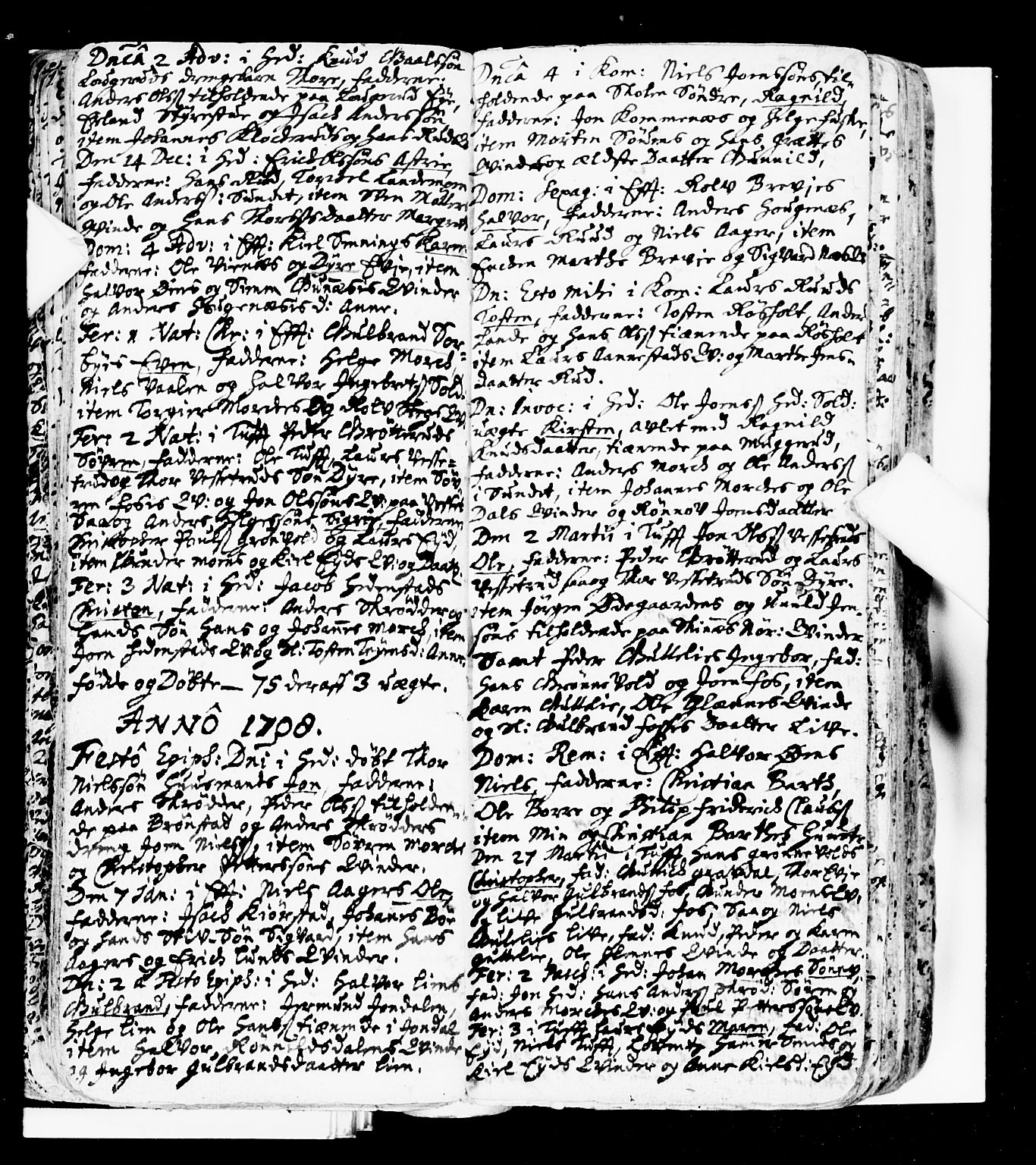 Sandsvær kirkebøker, SAKO/A-244/F/Fa/L0001: Ministerialbok nr. I 1, 1665-1725, s. 57