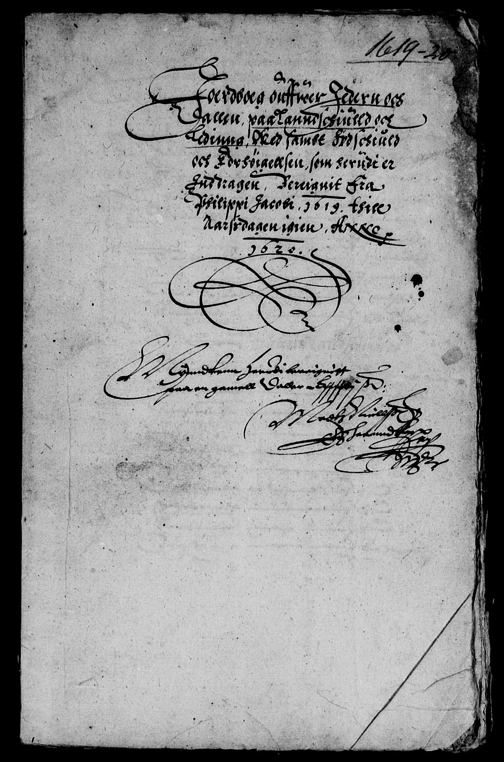 Rentekammeret inntil 1814, Reviderte regnskaper, Lensregnskaper, AV/RA-EA-5023/R/Rb/Rbs/L0008: Stavanger len, 1619-1621