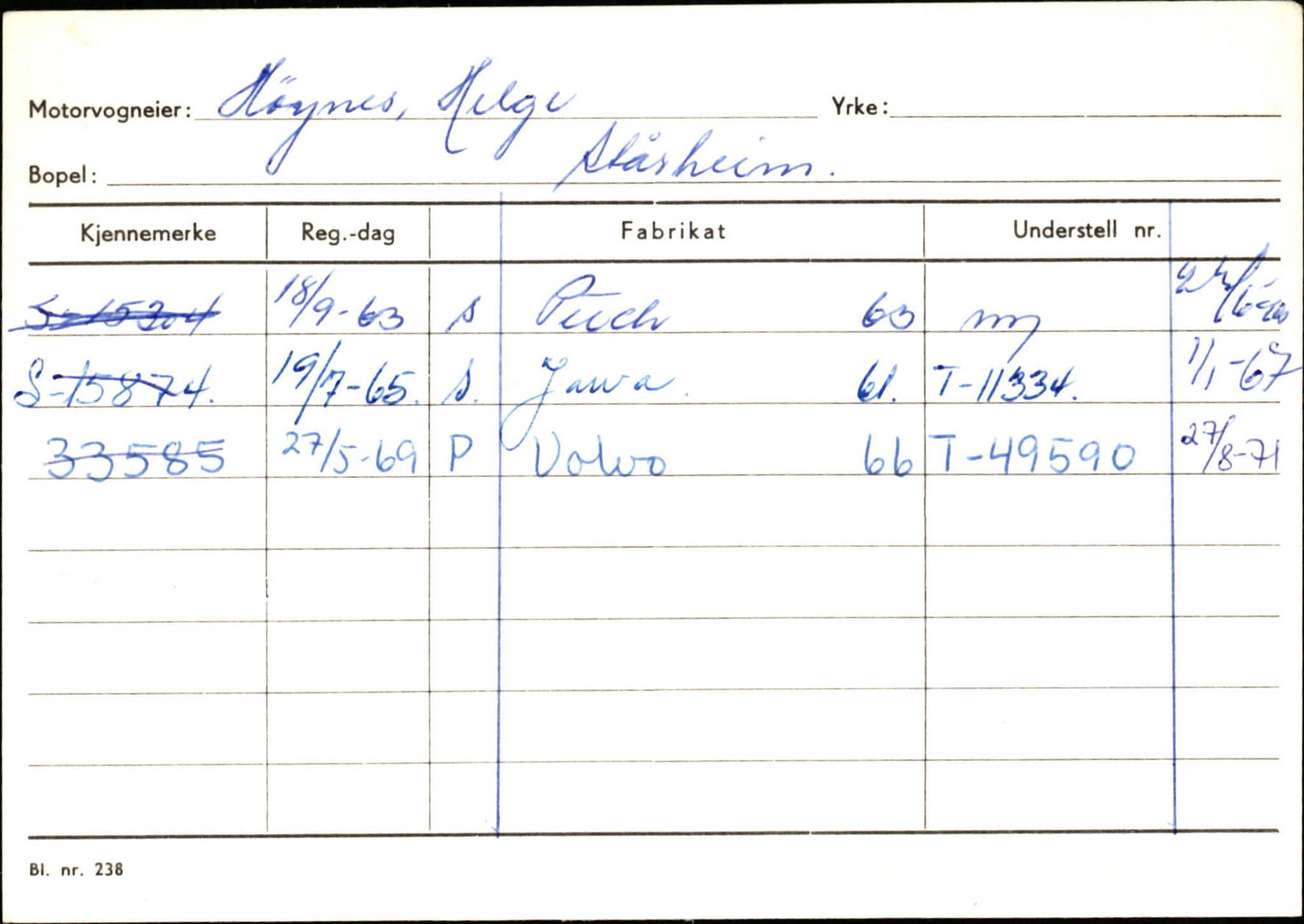 Statens vegvesen, Sogn og Fjordane vegkontor, AV/SAB-A-5301/4/F/L0129: Eigarregistrer Eid A-S, 1945-1975, s. 1144