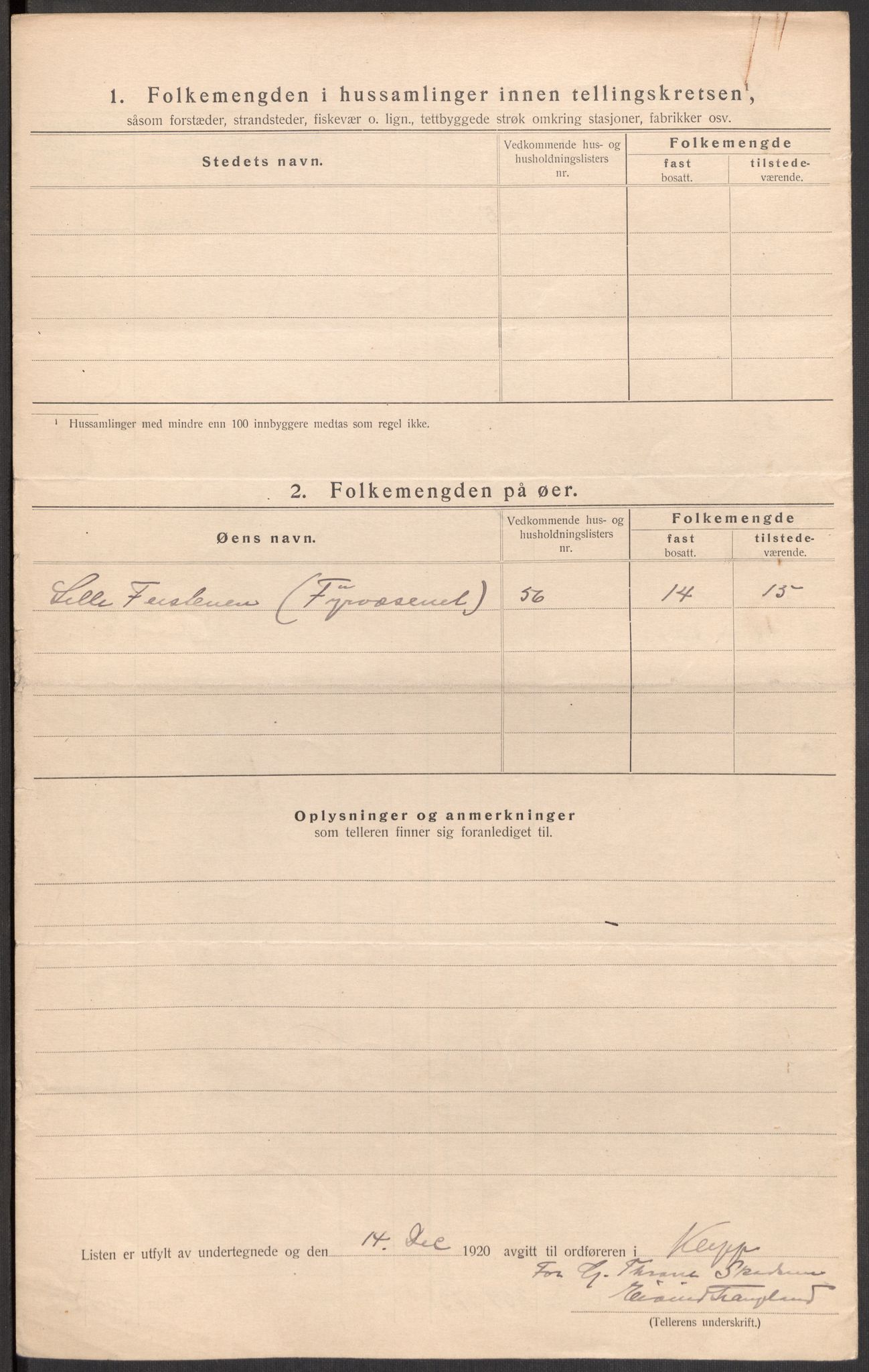 SAST, Folketelling 1920 for 1120 Klepp herred, 1920, s. 33