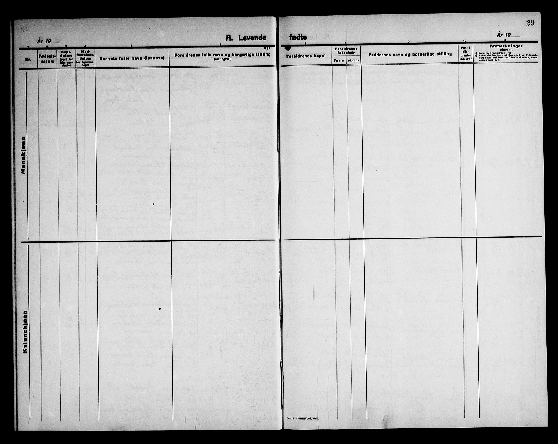 Rødenes prestekontor Kirkebøker, SAO/A-2005/G/Ga/L0004: Klokkerbok nr. I 4, 1927-1946, s. 29