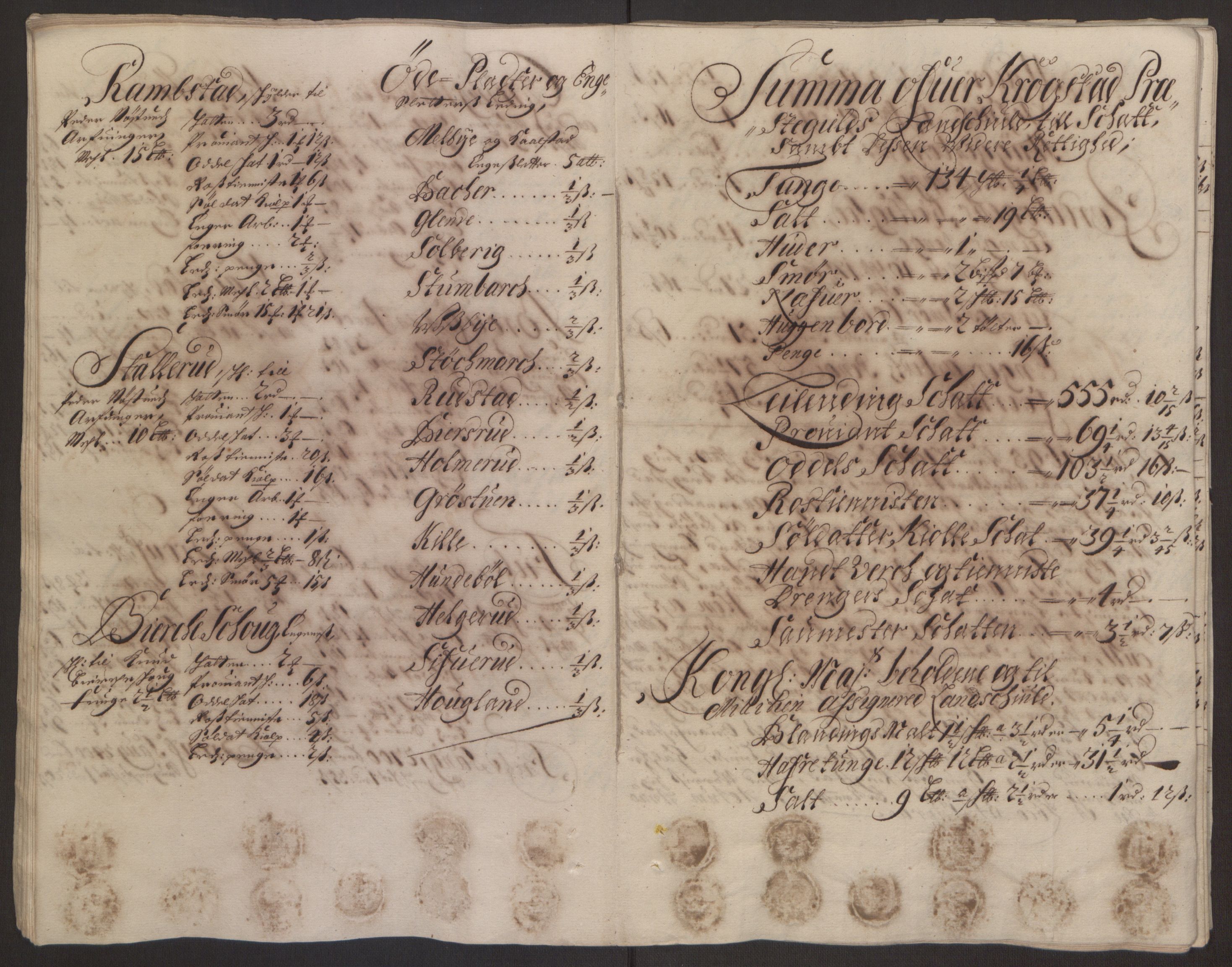 Rentekammeret inntil 1814, Reviderte regnskaper, Fogderegnskap, AV/RA-EA-4092/R10/L0439: Fogderegnskap Aker og Follo, 1695, s. 105