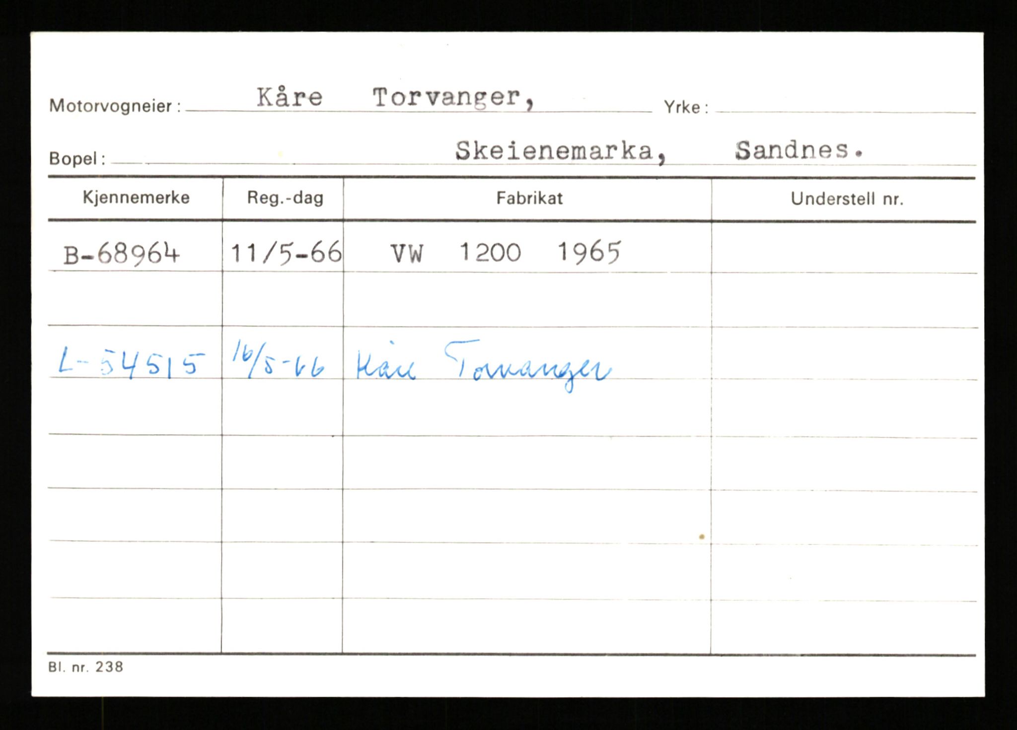 Stavanger trafikkstasjon, SAST/A-101942/0/G/L0008: Registreringsnummer: 67519 - 84533, 1930-1971, s. 137