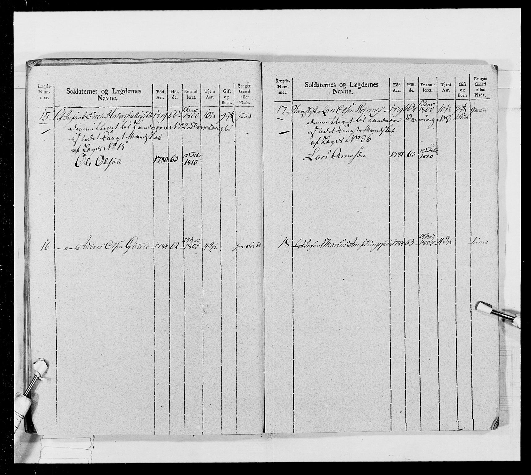 Generalitets- og kommissariatskollegiet, Det kongelige norske kommissariatskollegium, AV/RA-EA-5420/E/Eh/L0024: Norske jegerkorps, 1810-1812, s. 362