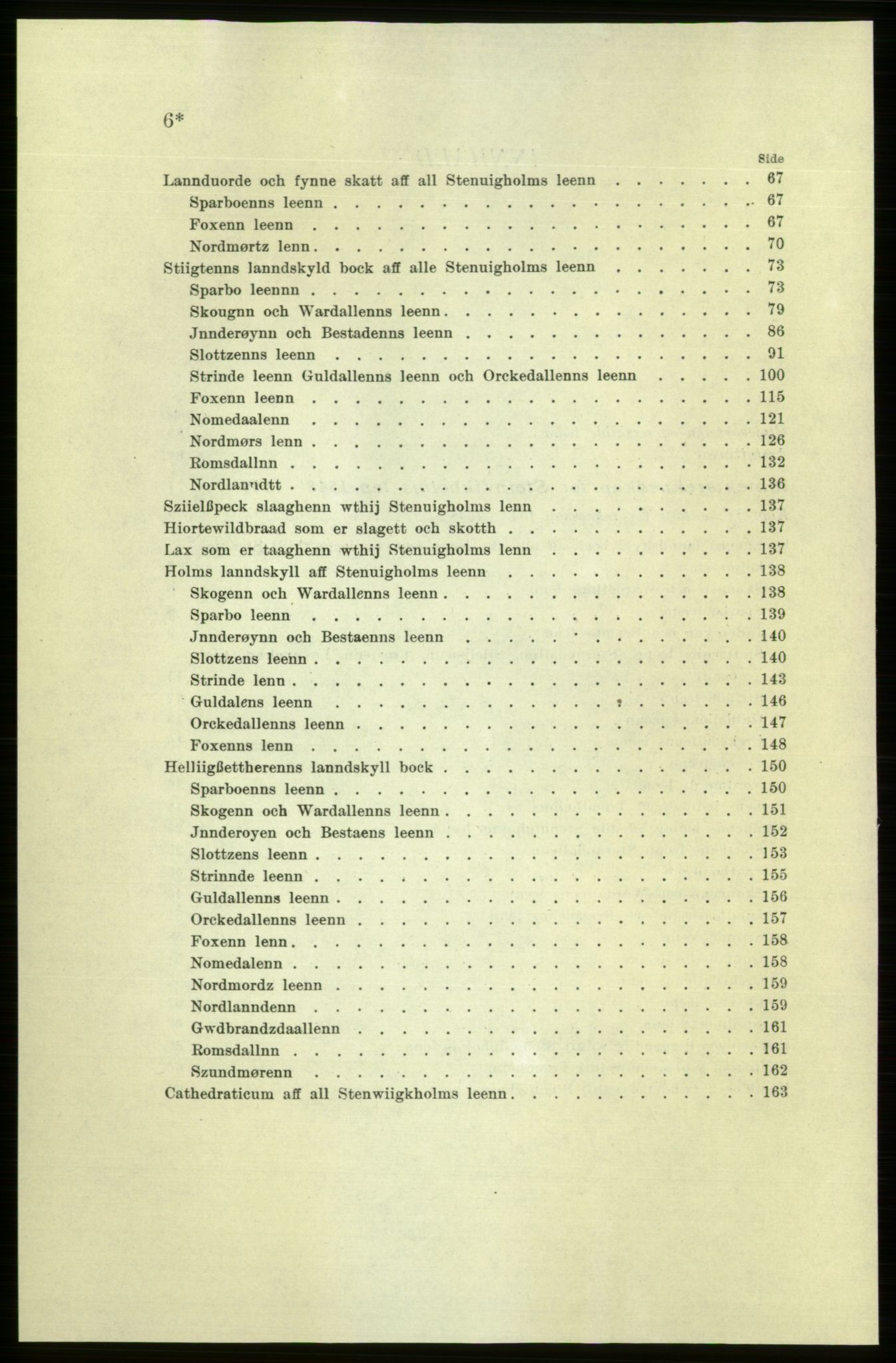 Publikasjoner utgitt av Arkivverket, PUBL/PUBL-001/C/0006: Bind 6: Rekneskapsbøker for Trondheims len 1548-1549 og 1557-1559, 1548-1559, s. VI