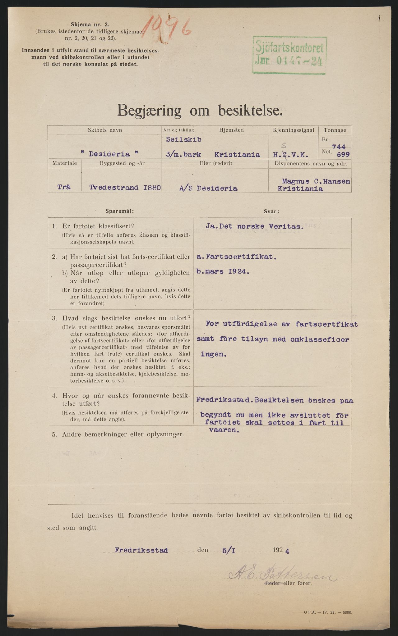 Sjøfartsdirektoratet med forløpere, skipsmapper slettede skip, AV/RA-S-4998/F/Fa/L0239: --, 1851-1931, s. 52