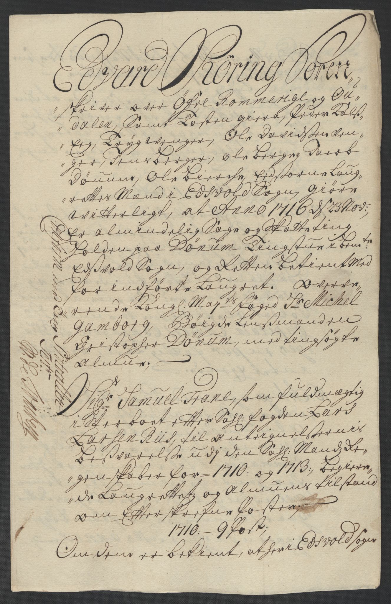 Rentekammeret inntil 1814, Reviderte regnskaper, Fogderegnskap, AV/RA-EA-4092/R12/L0720: Fogderegnskap Øvre Romerike, 1710-1711, s. 237