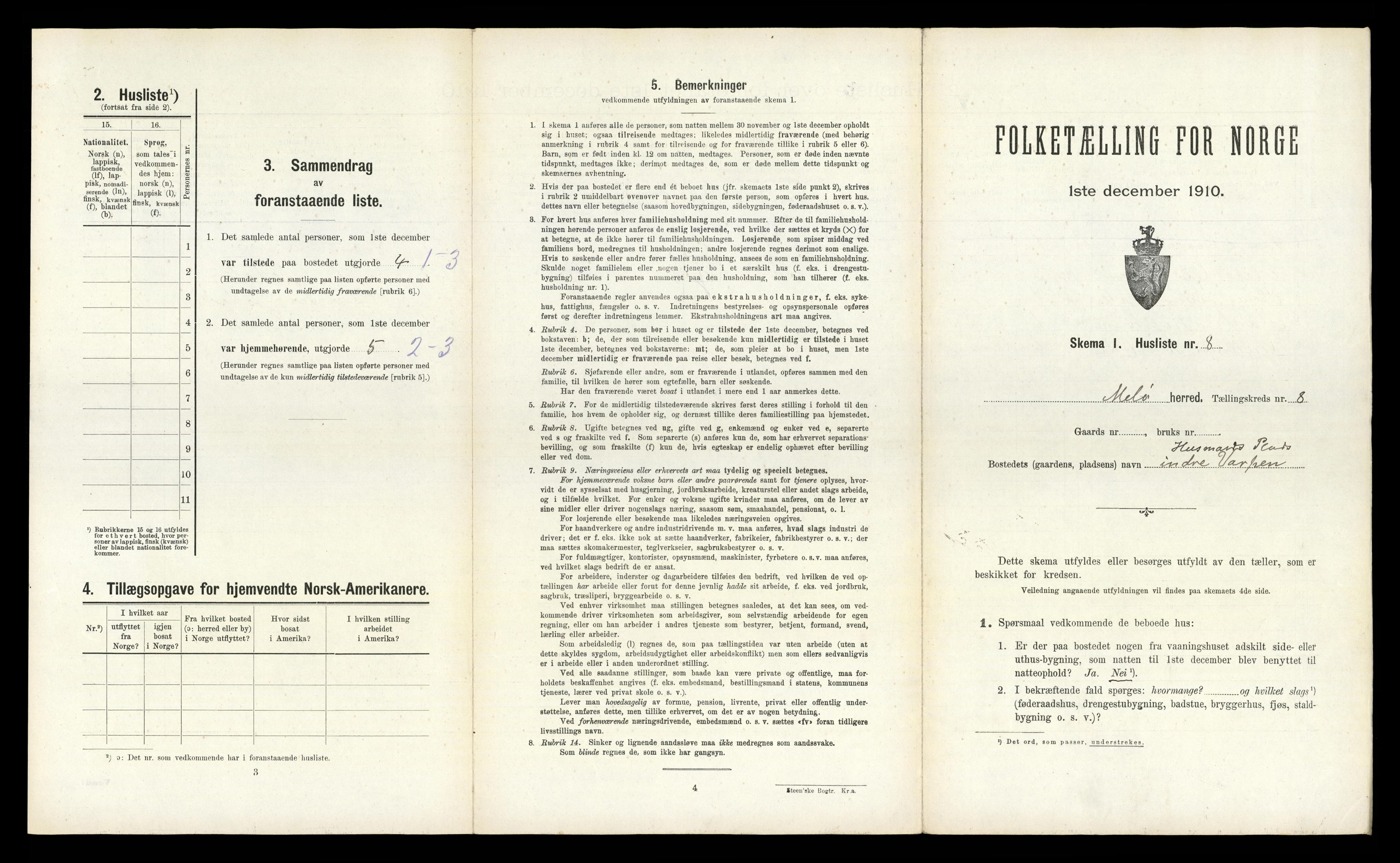 RA, Folketelling 1910 for 1837 Meløy herred, 1910, s. 518