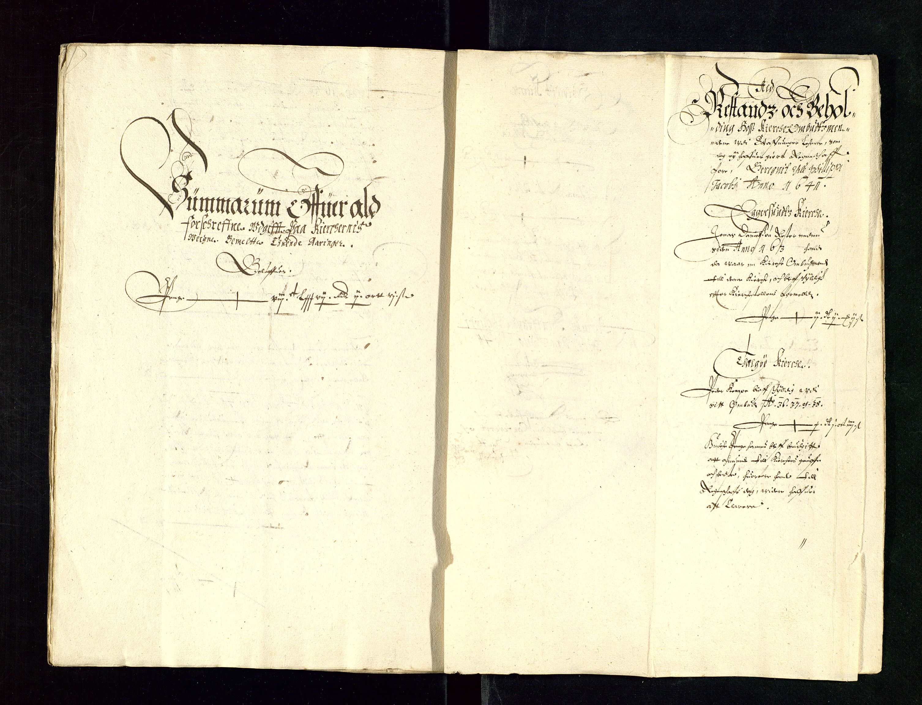 Stavanger len, AV/SAST-A-101870/Ob/L0019: Kirkeregnskaper, 1632-1641, s. 133