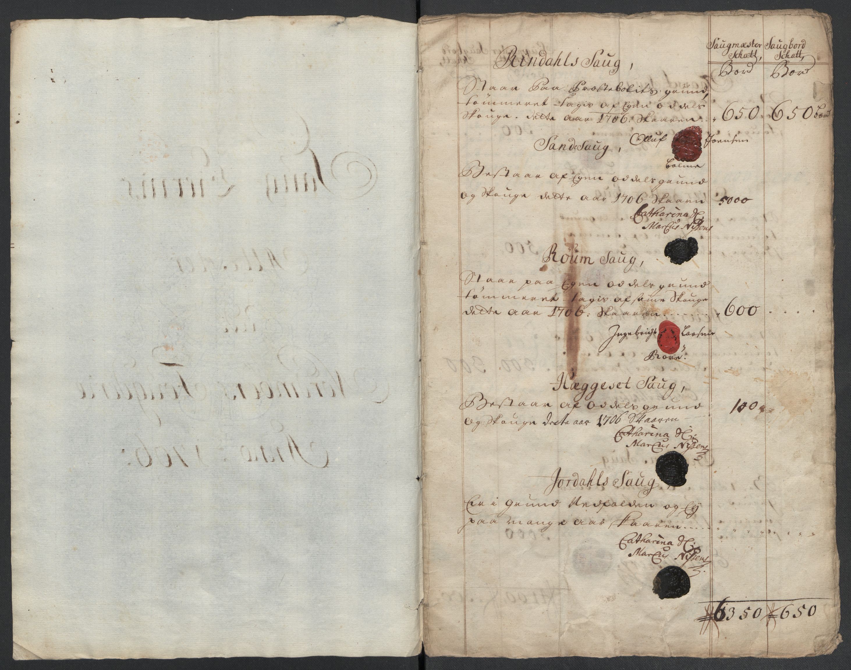 Rentekammeret inntil 1814, Reviderte regnskaper, Fogderegnskap, AV/RA-EA-4092/R56/L3742: Fogderegnskap Nordmøre, 1706-1707, s. 82