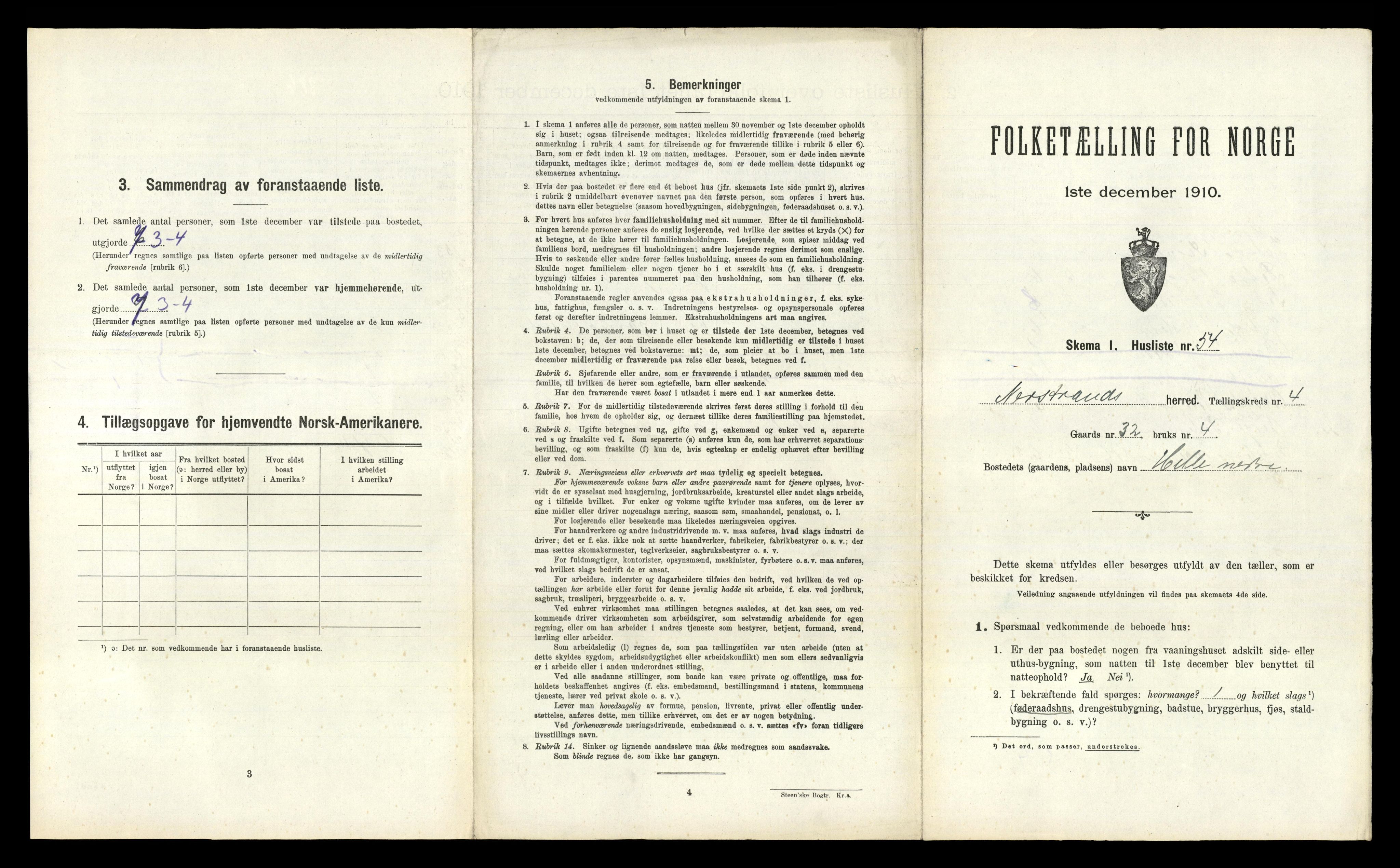 RA, Folketelling 1910 for 1139 Nedstrand herred, 1910, s. 349