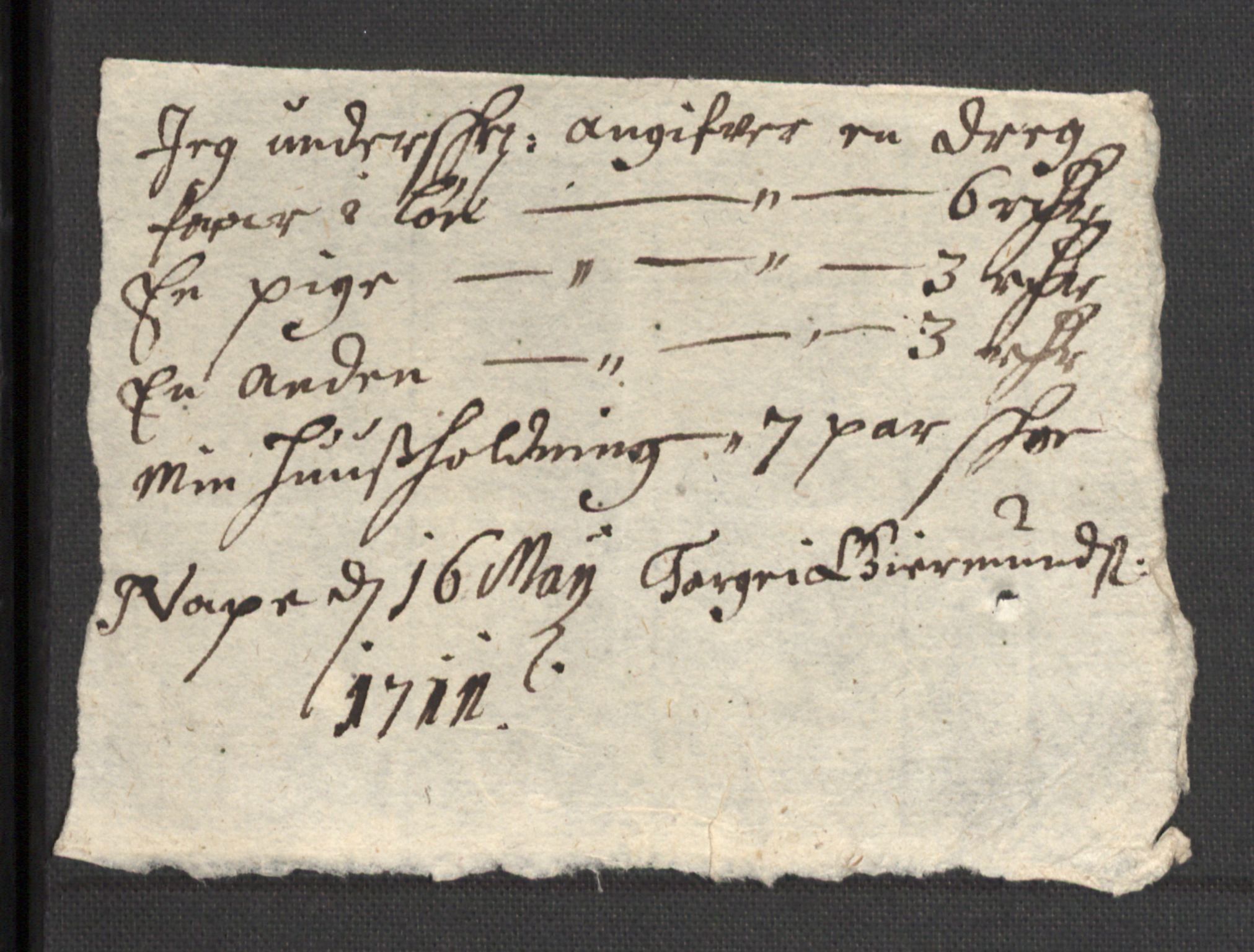 Rentekammeret inntil 1814, Reviderte regnskaper, Fogderegnskap, AV/RA-EA-4092/R36/L2121: Fogderegnskap Øvre og Nedre Telemark og Bamble, 1711, s. 278