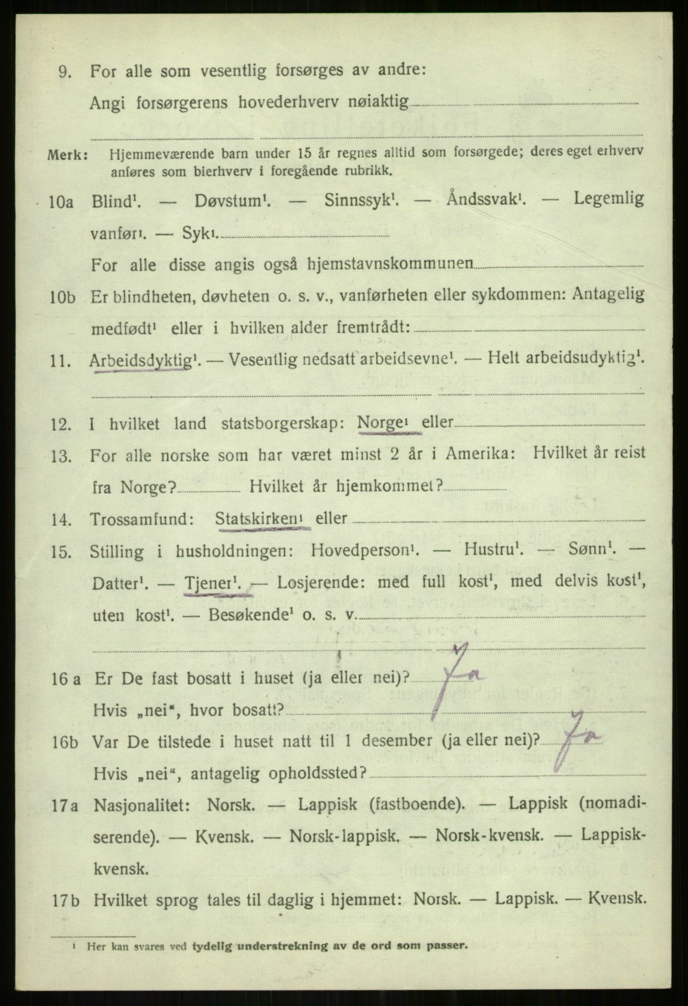 SATØ, Folketelling 1920 for 1924 Målselv herred, 1920, s. 2424
