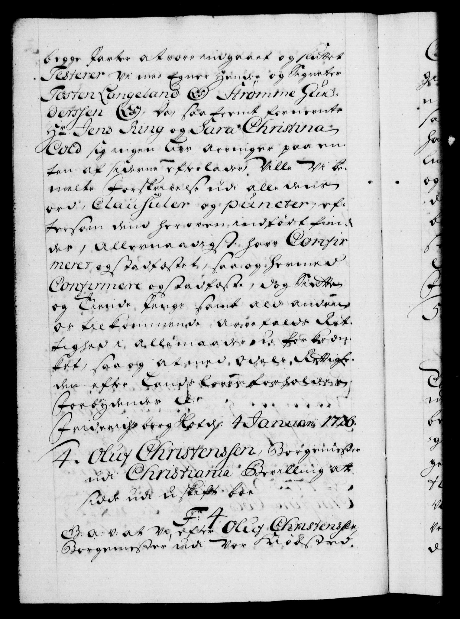 Danske Kanselli 1572-1799, AV/RA-EA-3023/F/Fc/Fca/Fcaa/L0025: Norske registre, 1726-1728, s. 3b