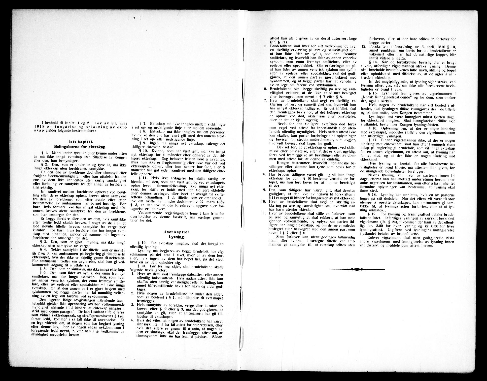 Skedsmo prestekontor Kirkebøker, SAO/A-10033a/H/Hd/L0001: Lysningsprotokoll nr. IV 1, 1940-1959