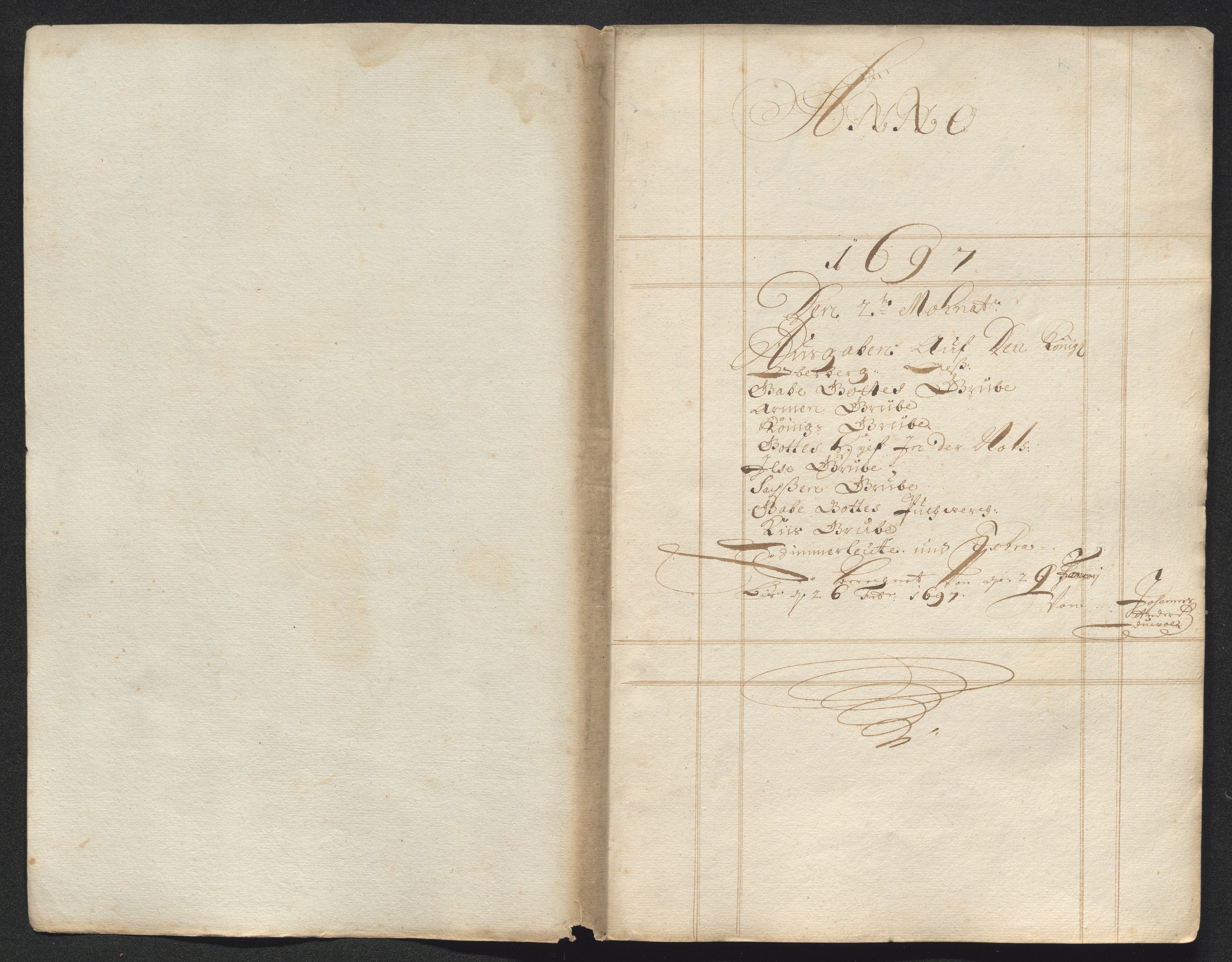 Kongsberg Sølvverk 1623-1816, AV/SAKO-EA-3135/001/D/Dc/Dcd/L0072: Utgiftsregnskap for gruver m.m., 1697, s. 143