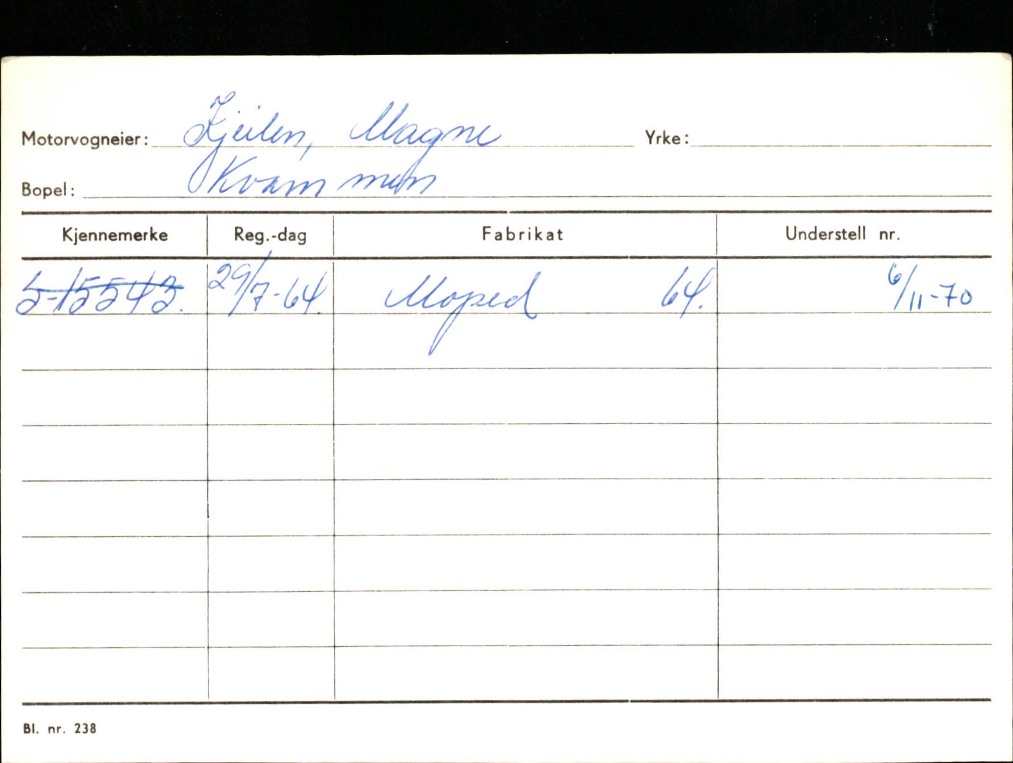 Statens vegvesen, Sogn og Fjordane vegkontor, AV/SAB-A-5301/4/F/L0132: Eigarregister Askvoll A-Å. Balestrand A-Å, 1945-1975, s. 678