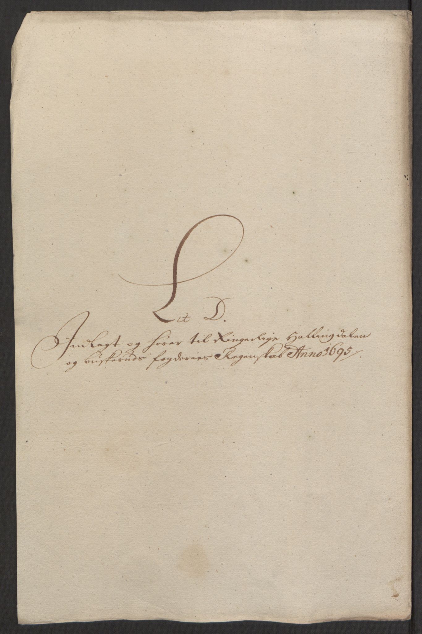 Rentekammeret inntil 1814, Reviderte regnskaper, Fogderegnskap, RA/EA-4092/R22/L1452: Fogderegnskap Ringerike, Hallingdal og Buskerud, 1695, s. 221