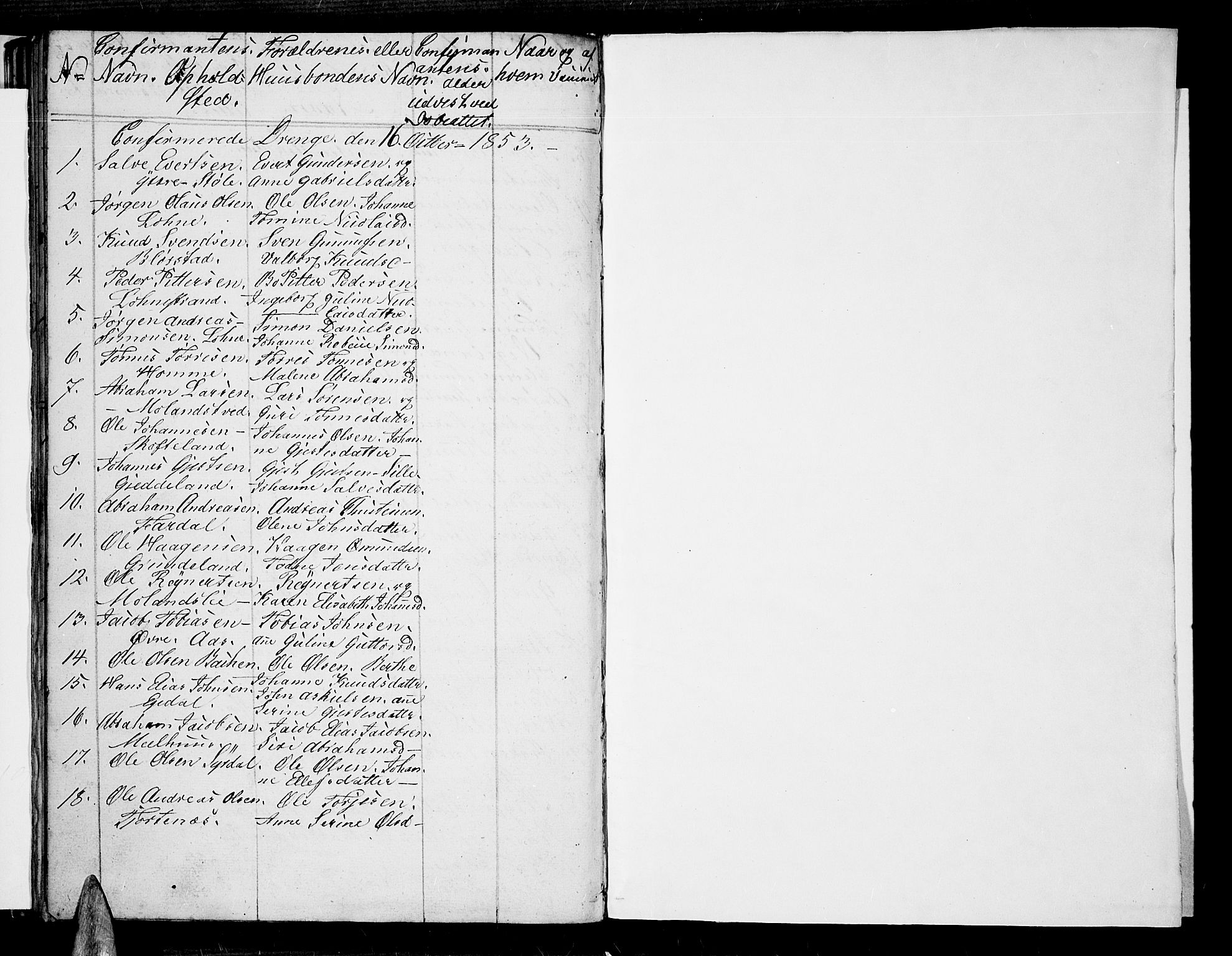 Sør-Audnedal sokneprestkontor, SAK/1111-0039/F/Fb/Fbb/L0002: Klokkerbok nr. B 2, 1846-1865, s. 122