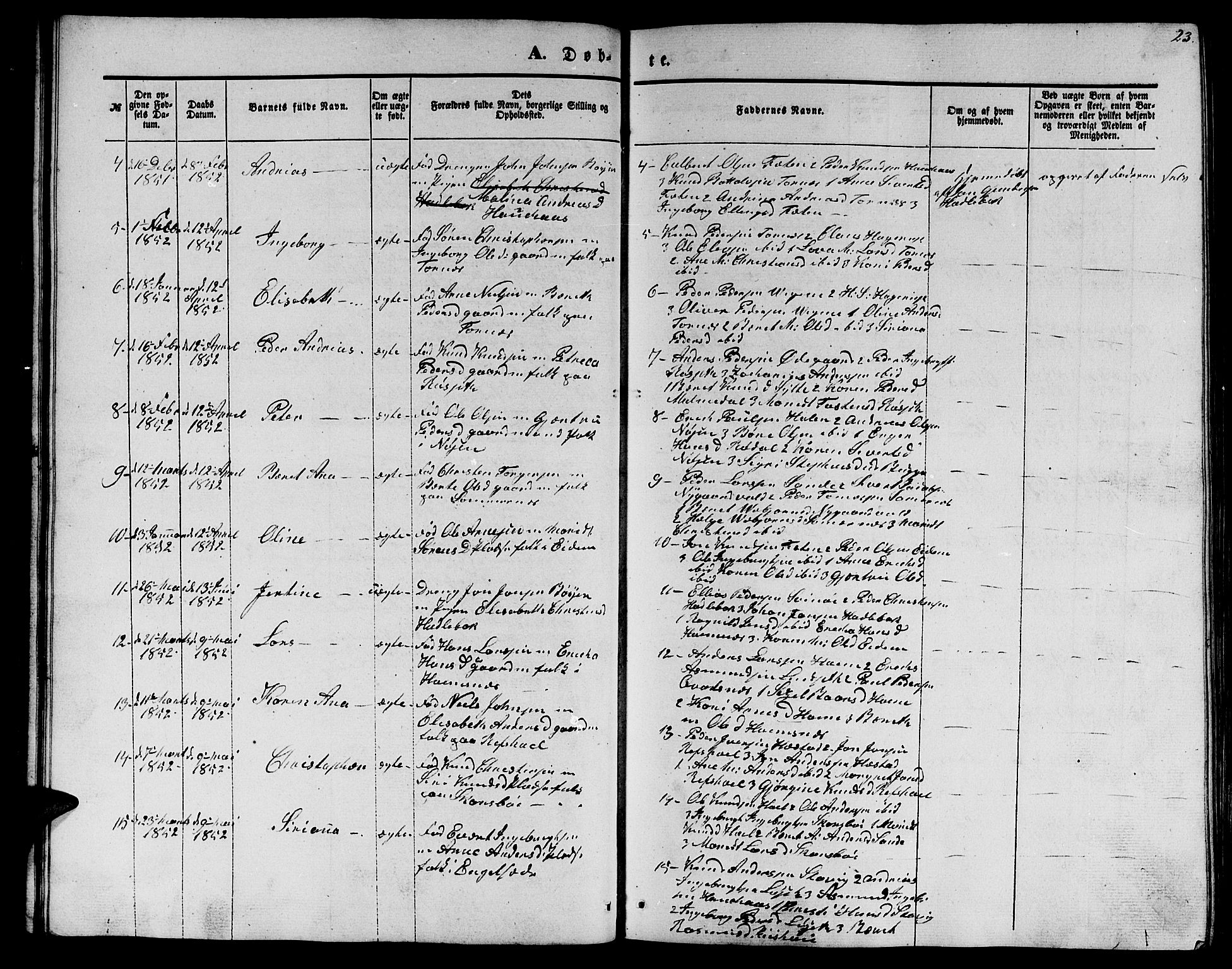 Ministerialprotokoller, klokkerbøker og fødselsregistre - Møre og Romsdal, AV/SAT-A-1454/565/L0753: Klokkerbok nr. 565C02, 1845-1870, s. 23