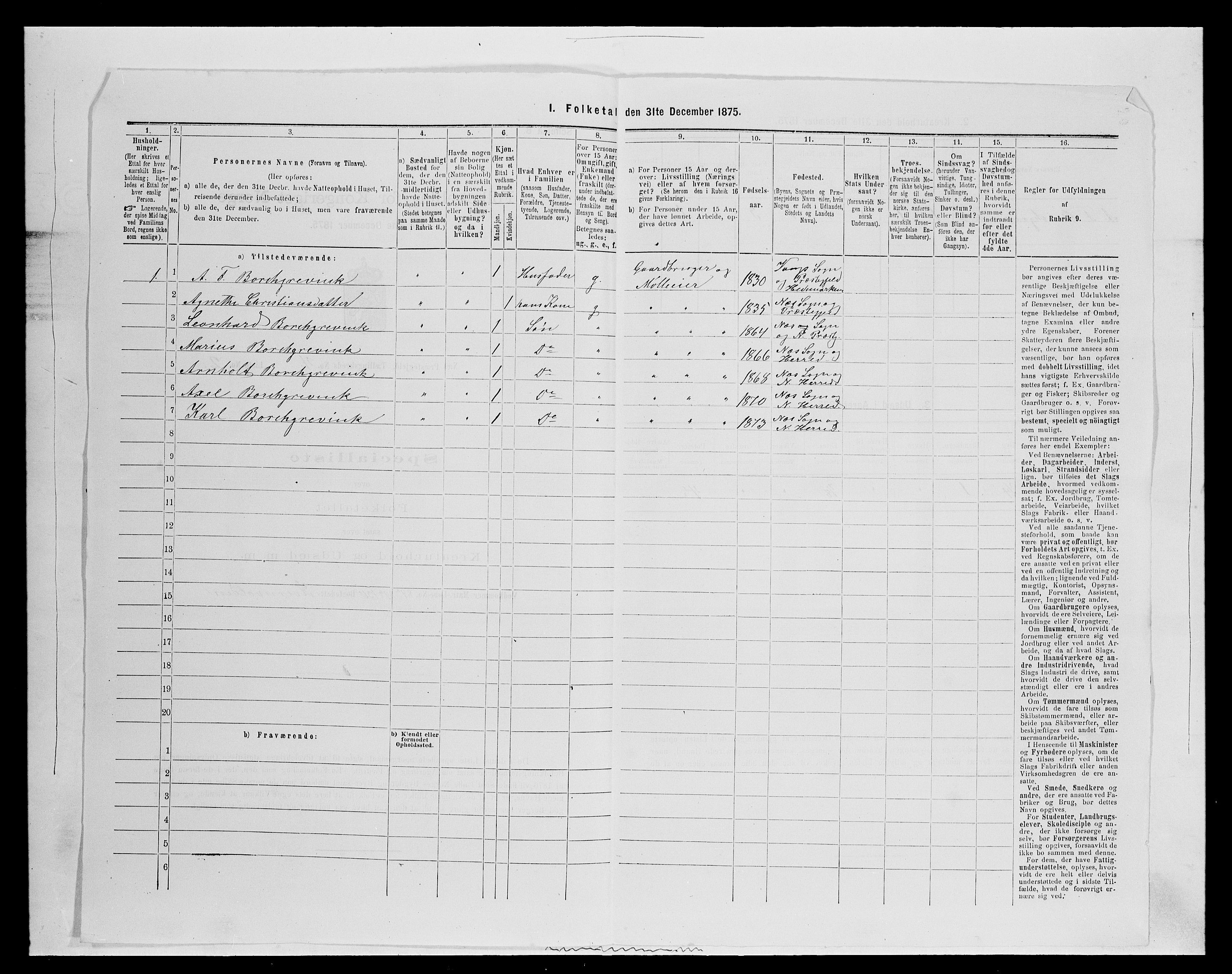 SAH, Folketelling 1875 for 0411P Nes prestegjeld, 1875, s. 669