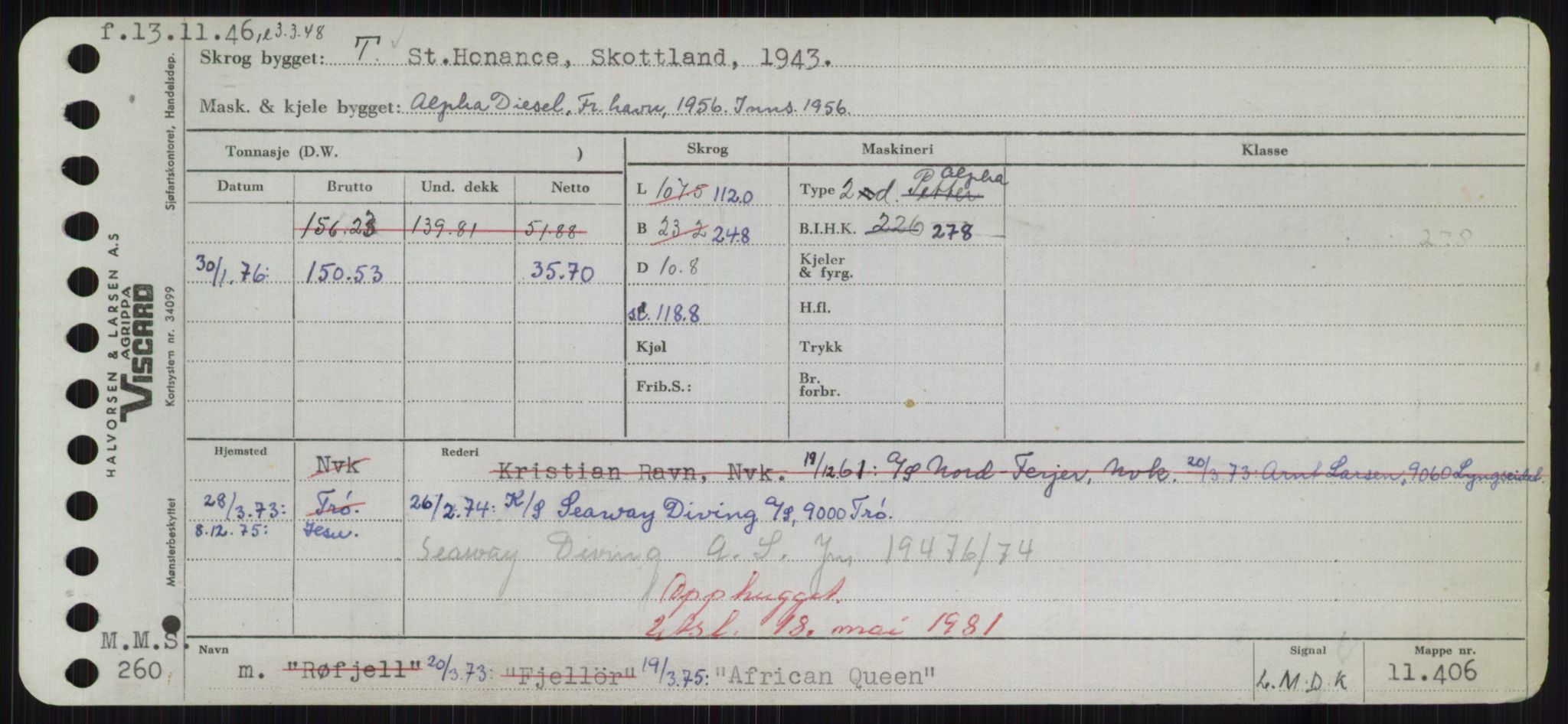 Sjøfartsdirektoratet med forløpere, Skipsmålingen, RA/S-1627/H/Hd/L0001: Fartøy, A-Anv, s. 107