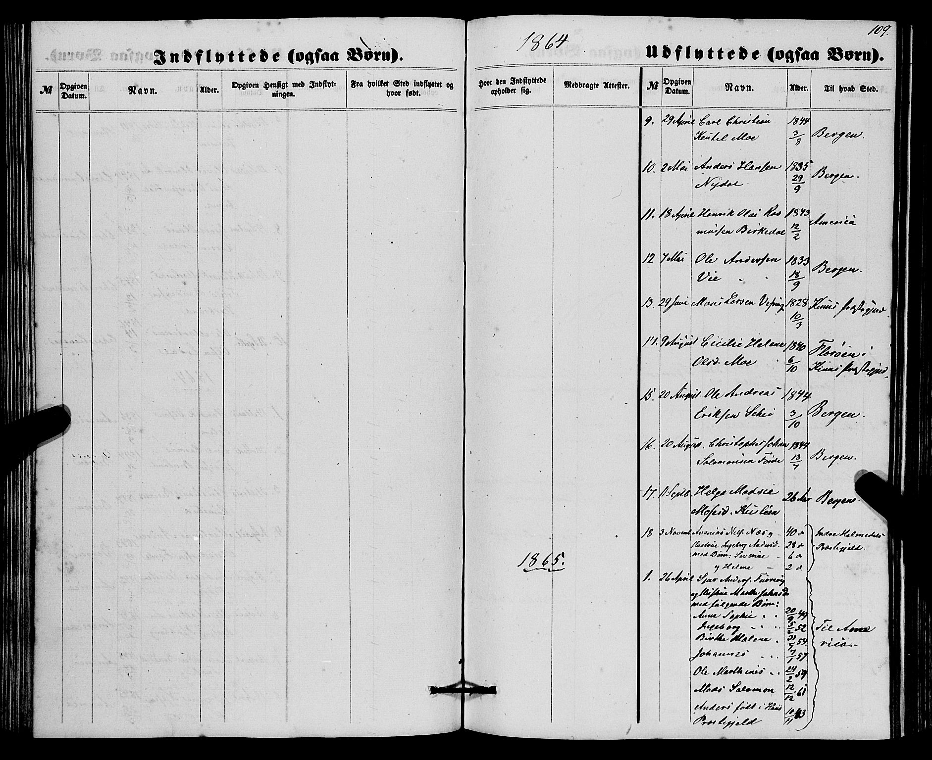 Førde sokneprestembete, SAB/A-79901/H/Haa/Haaa/L0010: Ministerialbok nr. A 10, 1861-1876, s. 109
